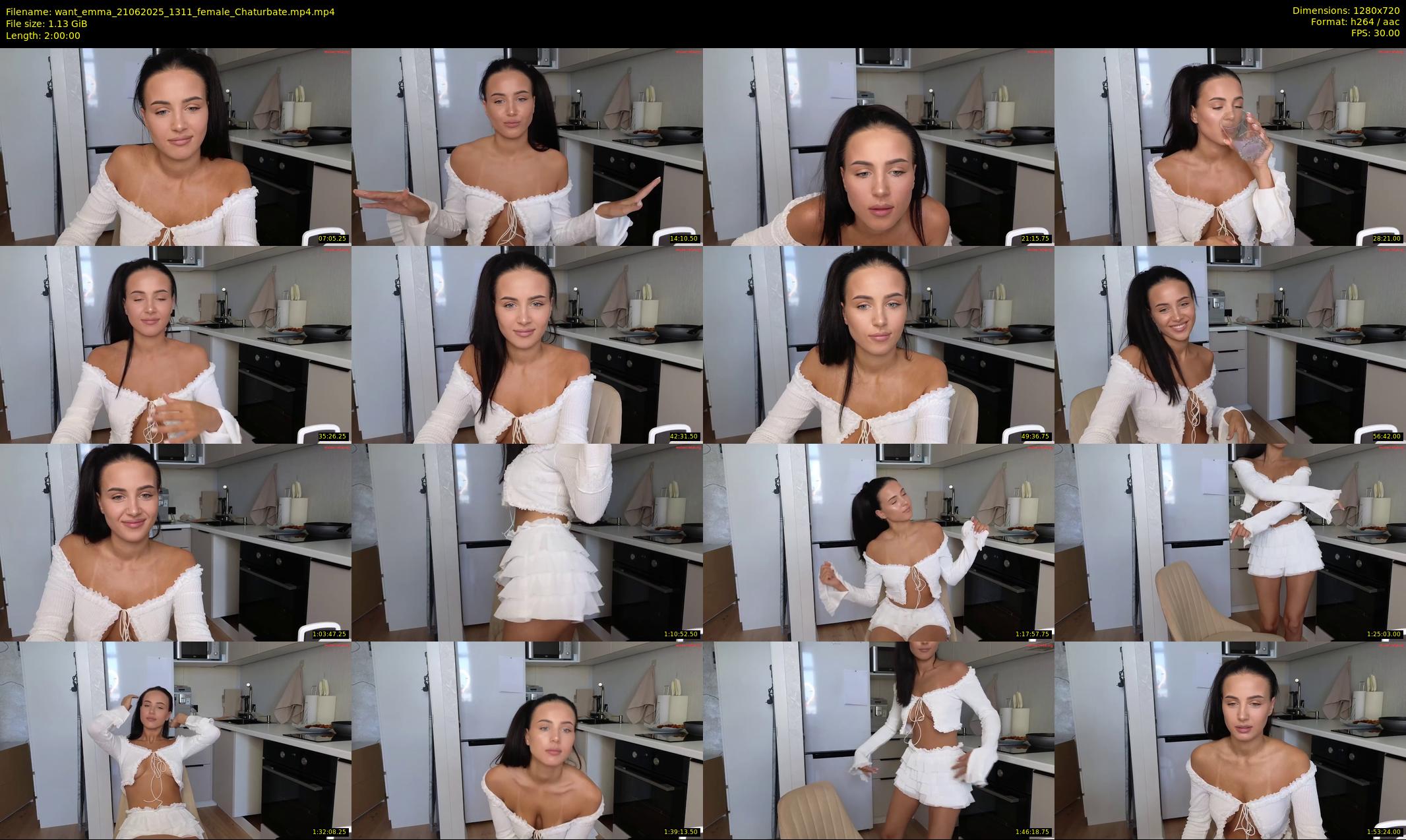 want_emma — 120 minute Chaturbate female cam show recording, 720p, Jun 21, 2025