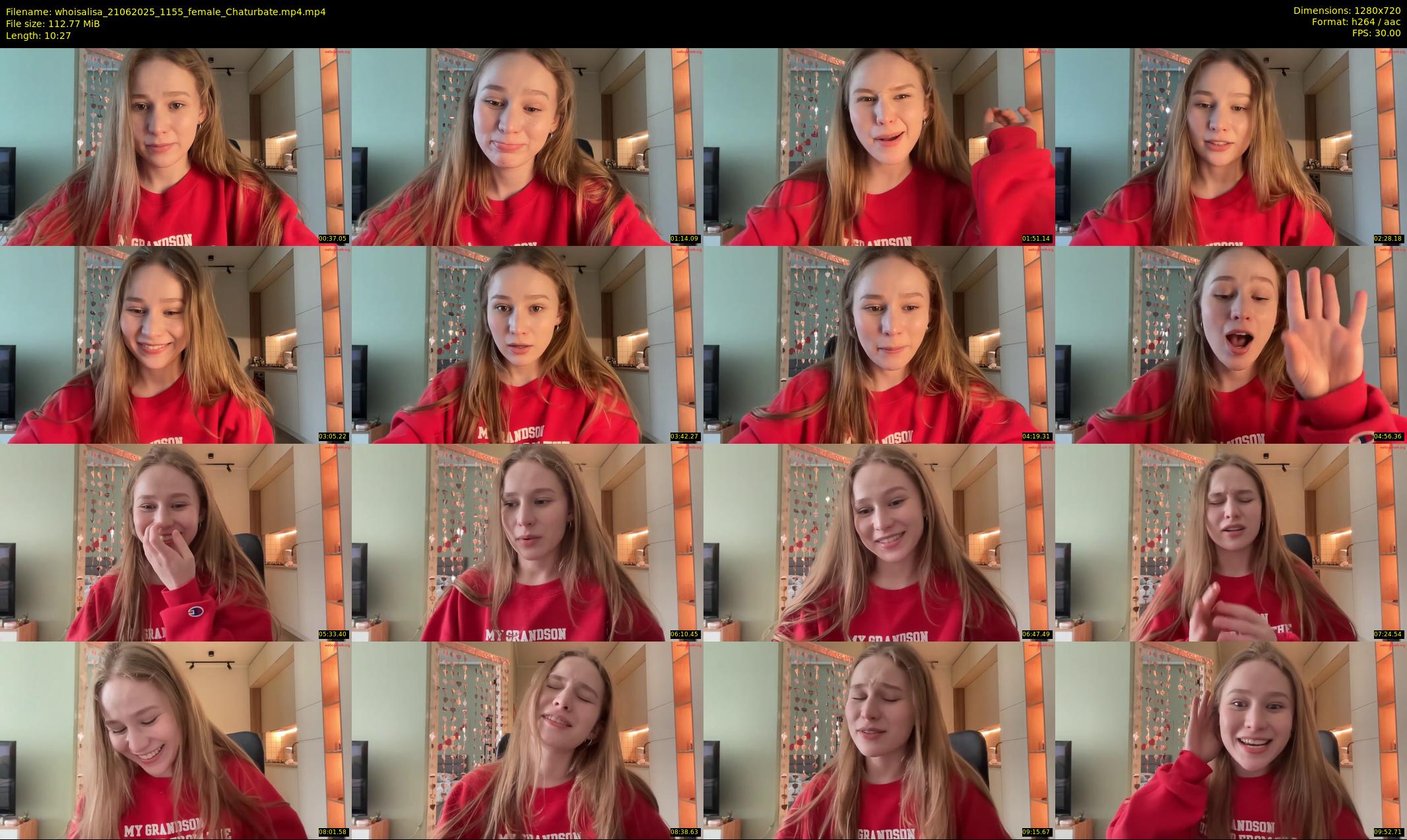 whoisalisa — 11 minute Chaturbate female cam show recording, 720p, Jun 21, 2025