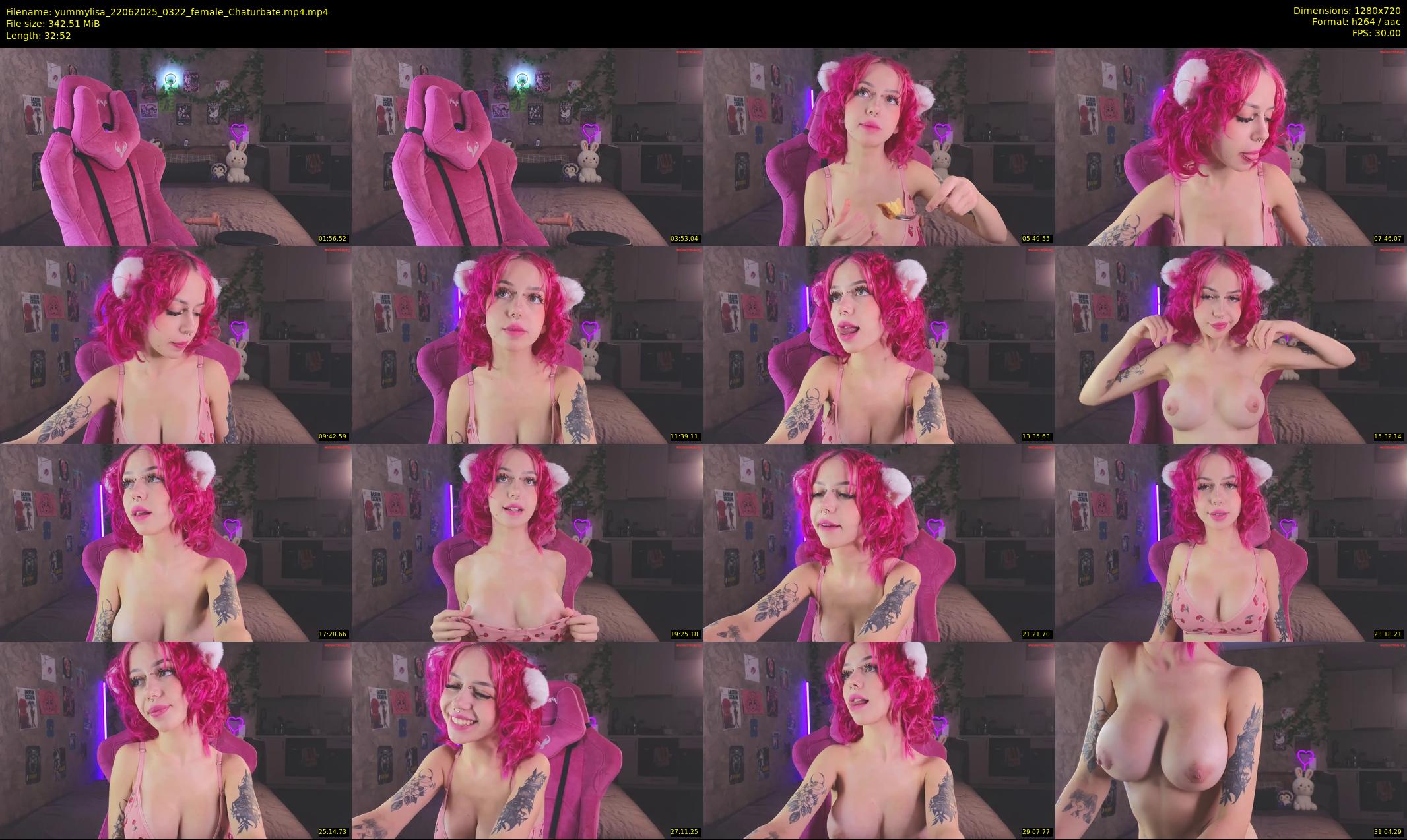 yummylisa — 33 minute Chaturbate female cam show recording, 720p, Jun 22, 2025