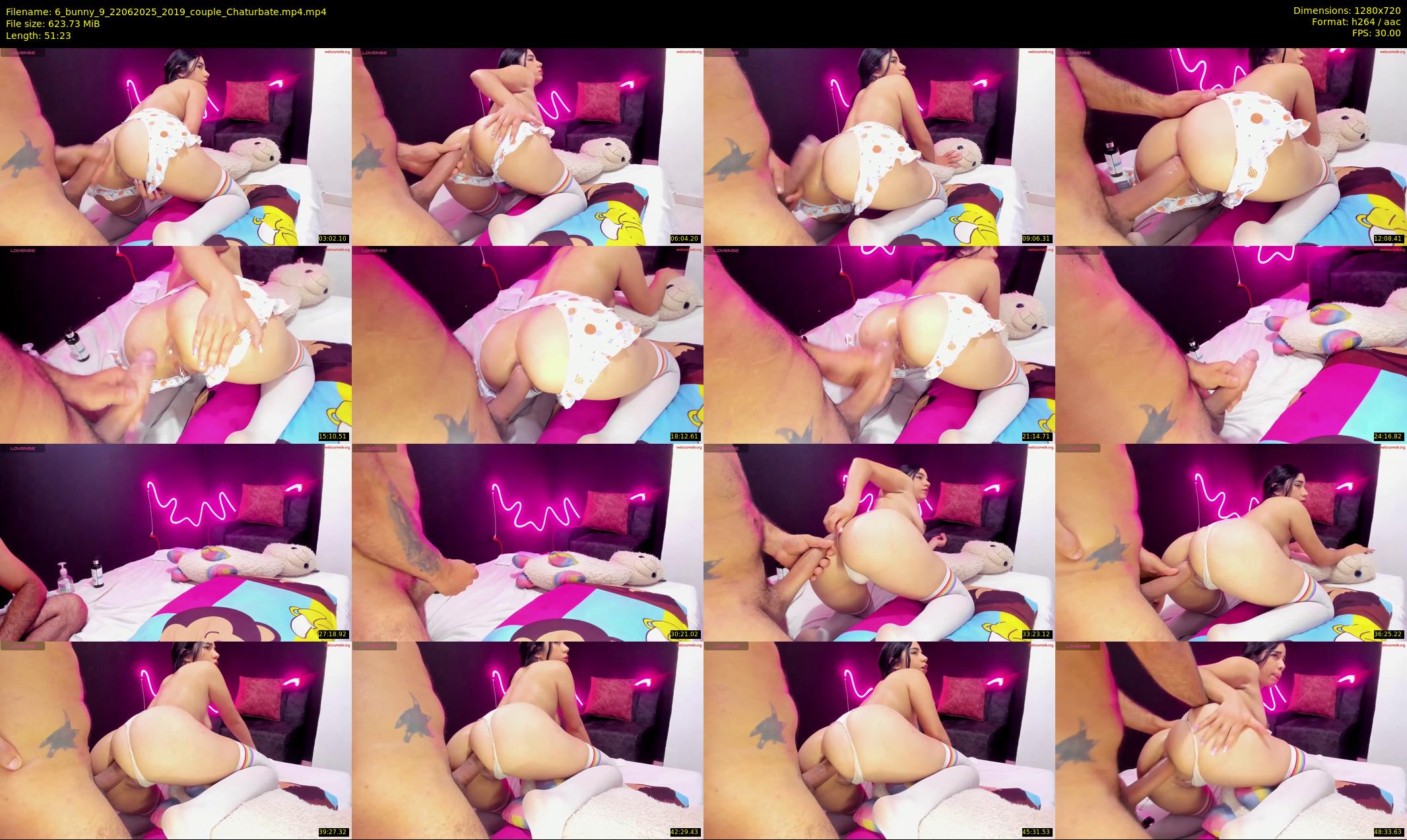 6_bunny_9 — 52 minute Chaturbate couple cam show recording, 720p, Jun 22, 2025