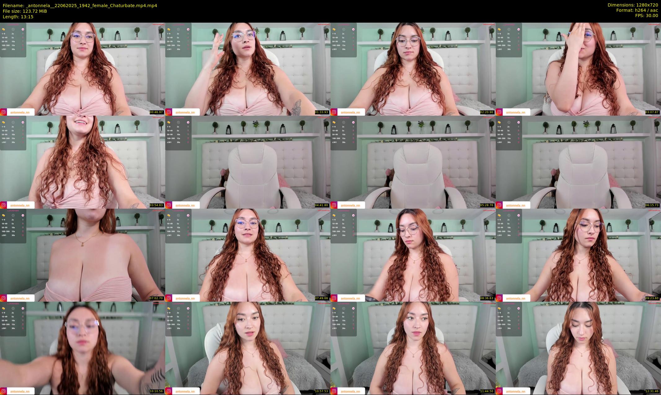 _antonnela_ — 14 minute Chaturbate female cam show recording, 720p, Jun 22, 2025