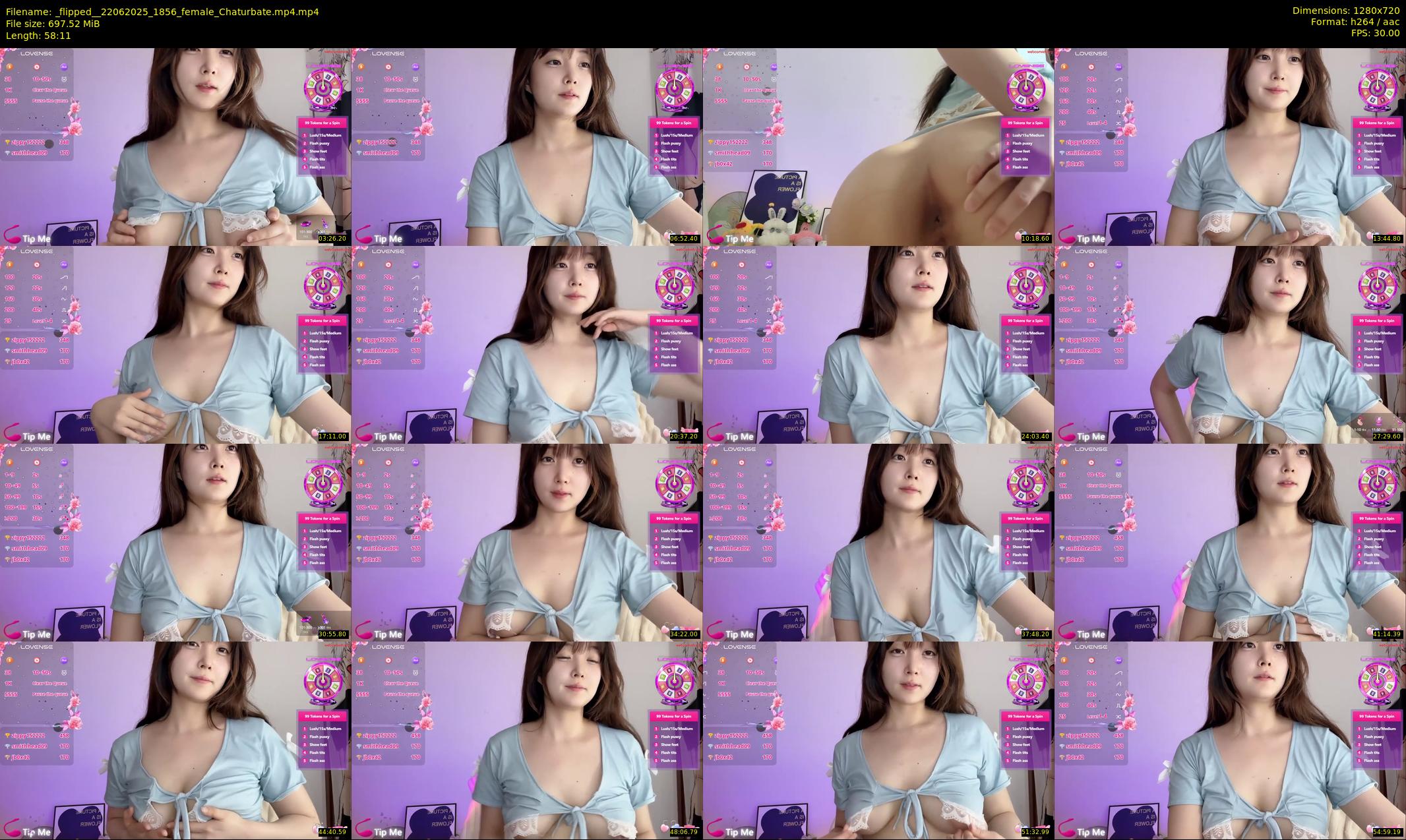 _flipped_ — 59 minute Chaturbate female cam show recording, 720p, Jun 22, 2025