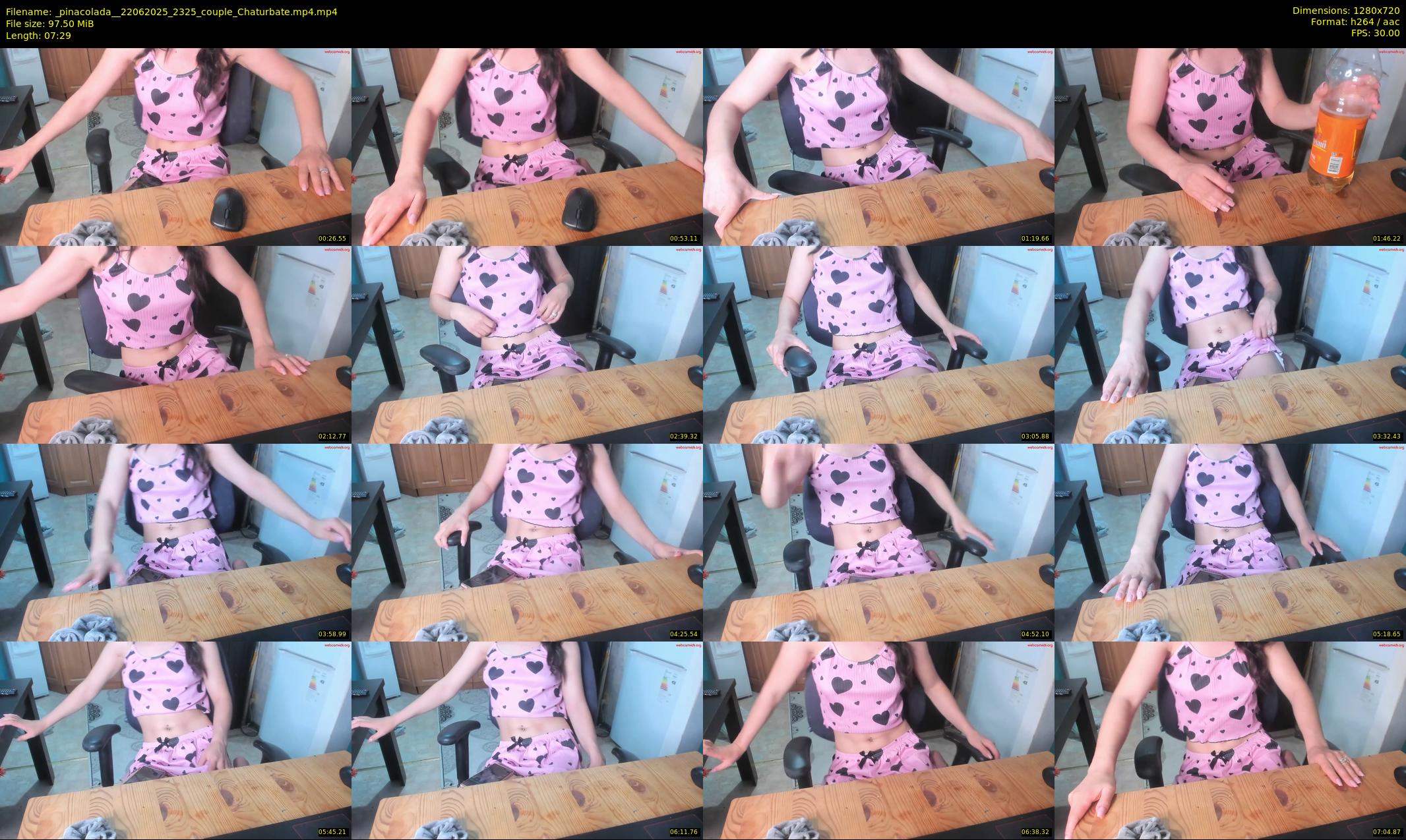 _pinacolada_ — 8 minute Chaturbate couple cam show recording, 720p, Jun 22, 2025