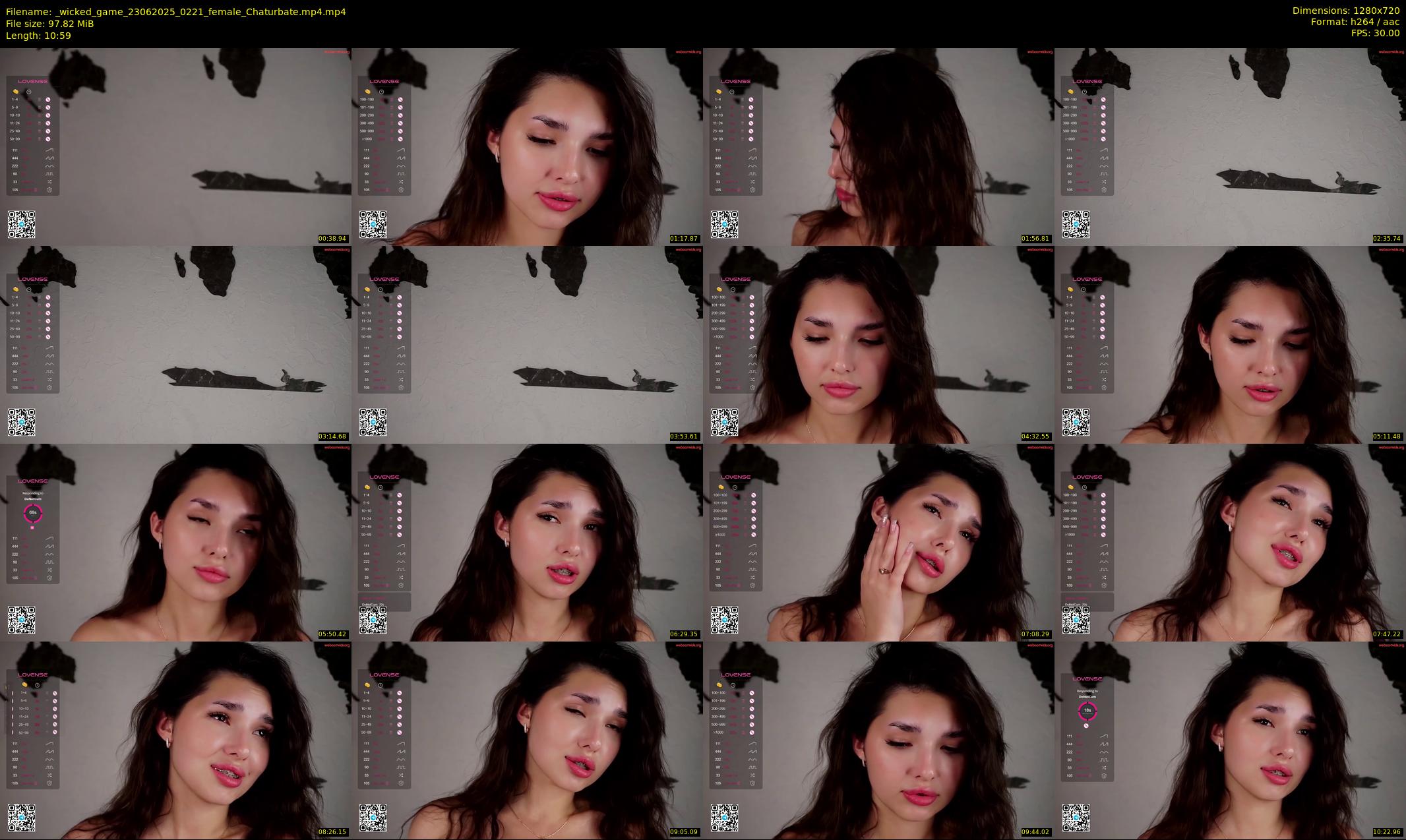 _wicked_game — 11 minute Chaturbate female cam show recording, 720p, Jun 23, 2025