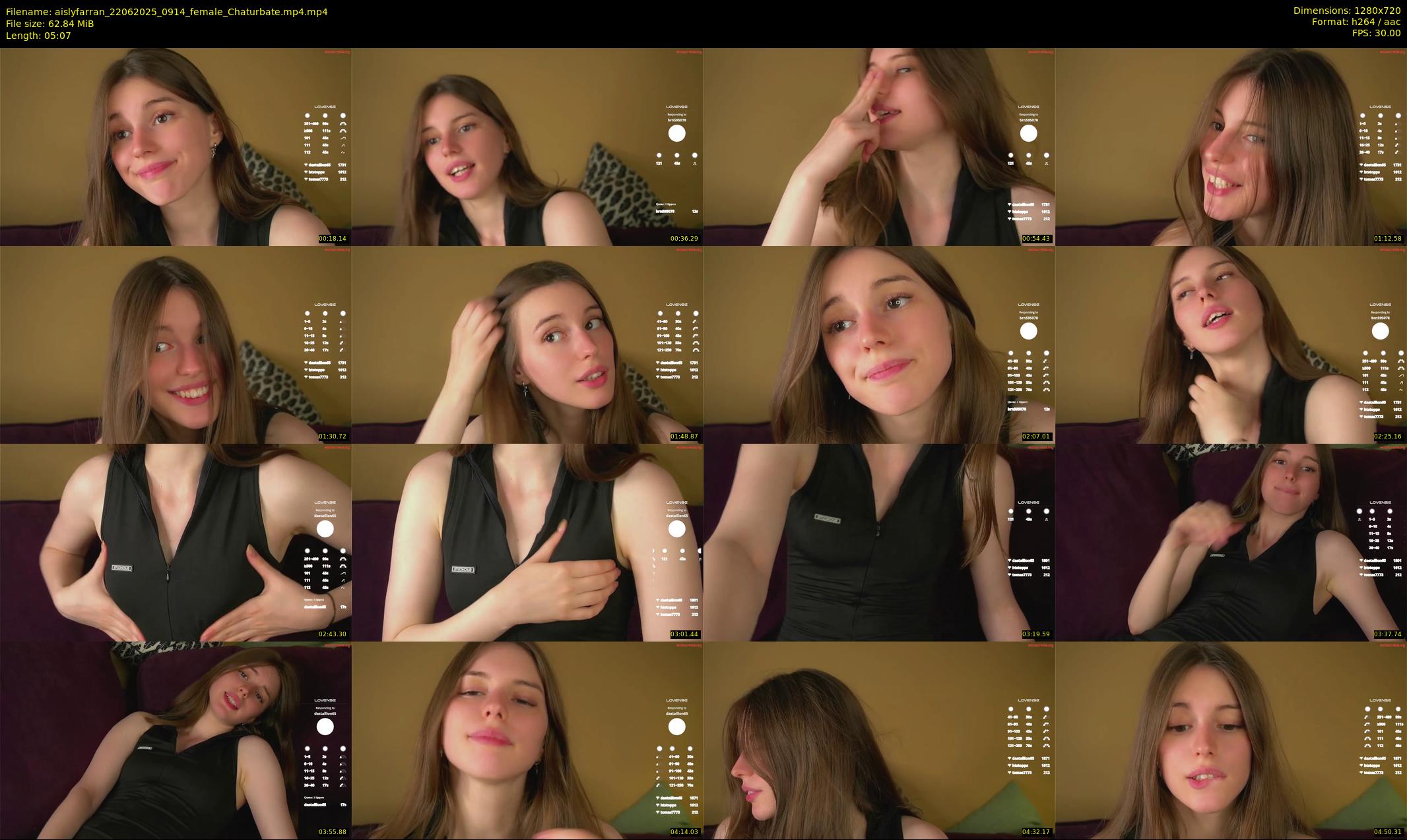 aislyfarran — 6 minute Chaturbate female cam show recording, 720p, Jun 22, 2025