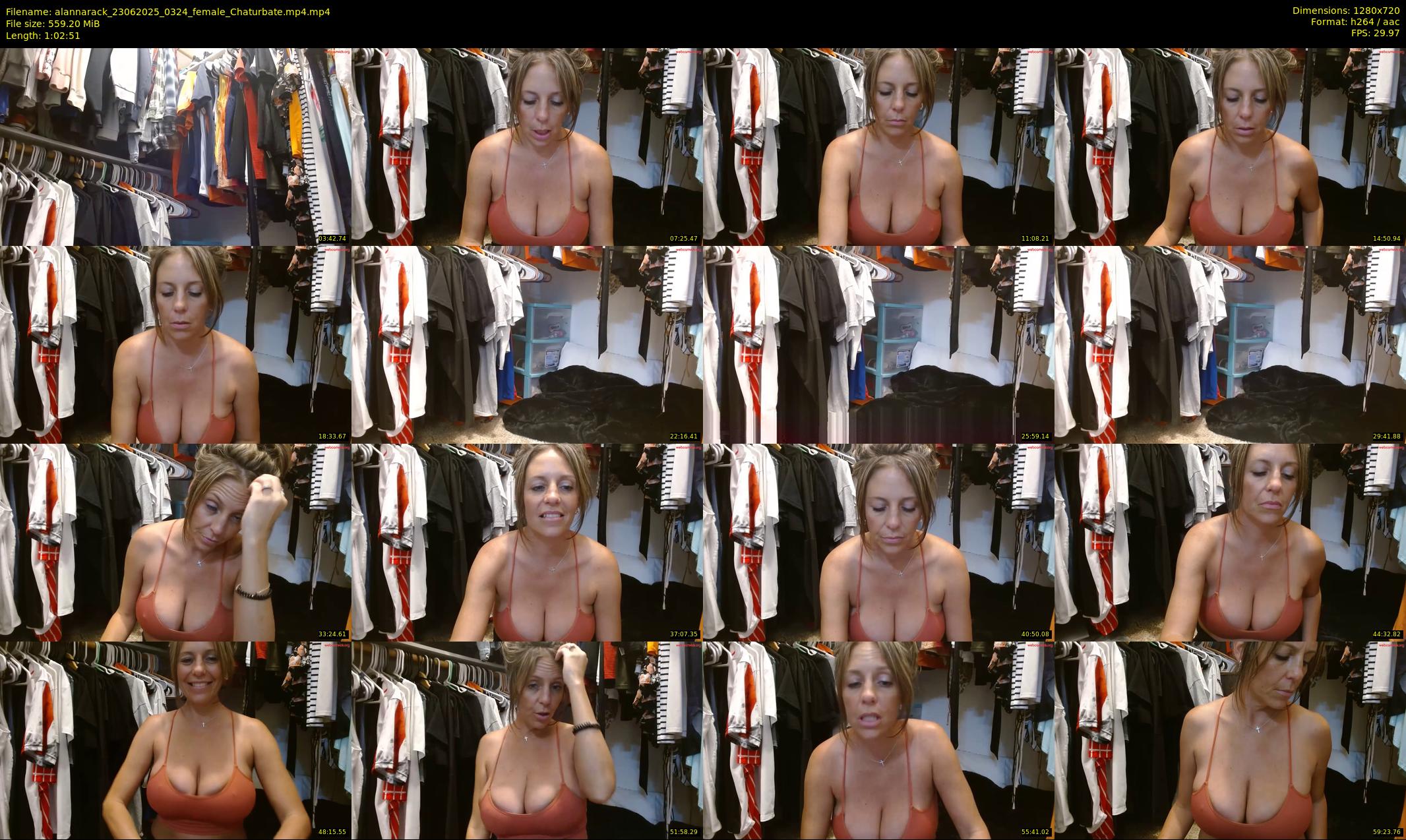 alannarack — 63 minute Chaturbate female cam show recording, 720p, Jun 23, 2025