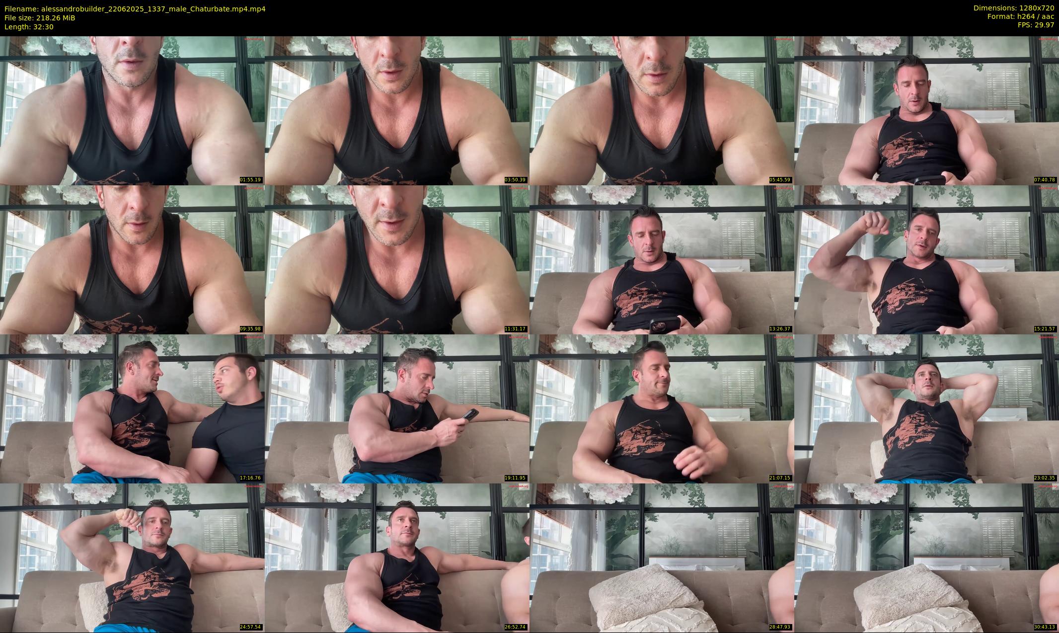 alessandrobuilder — 33 minute Chaturbate couple cam show recording, 720p, Jun 22, 2025