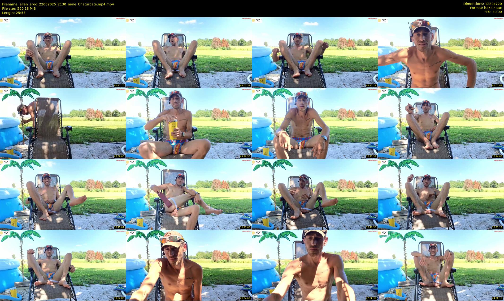 allan_arod — 26 minute Chaturbate male cam show recording, 720p, Jun 22, 2025