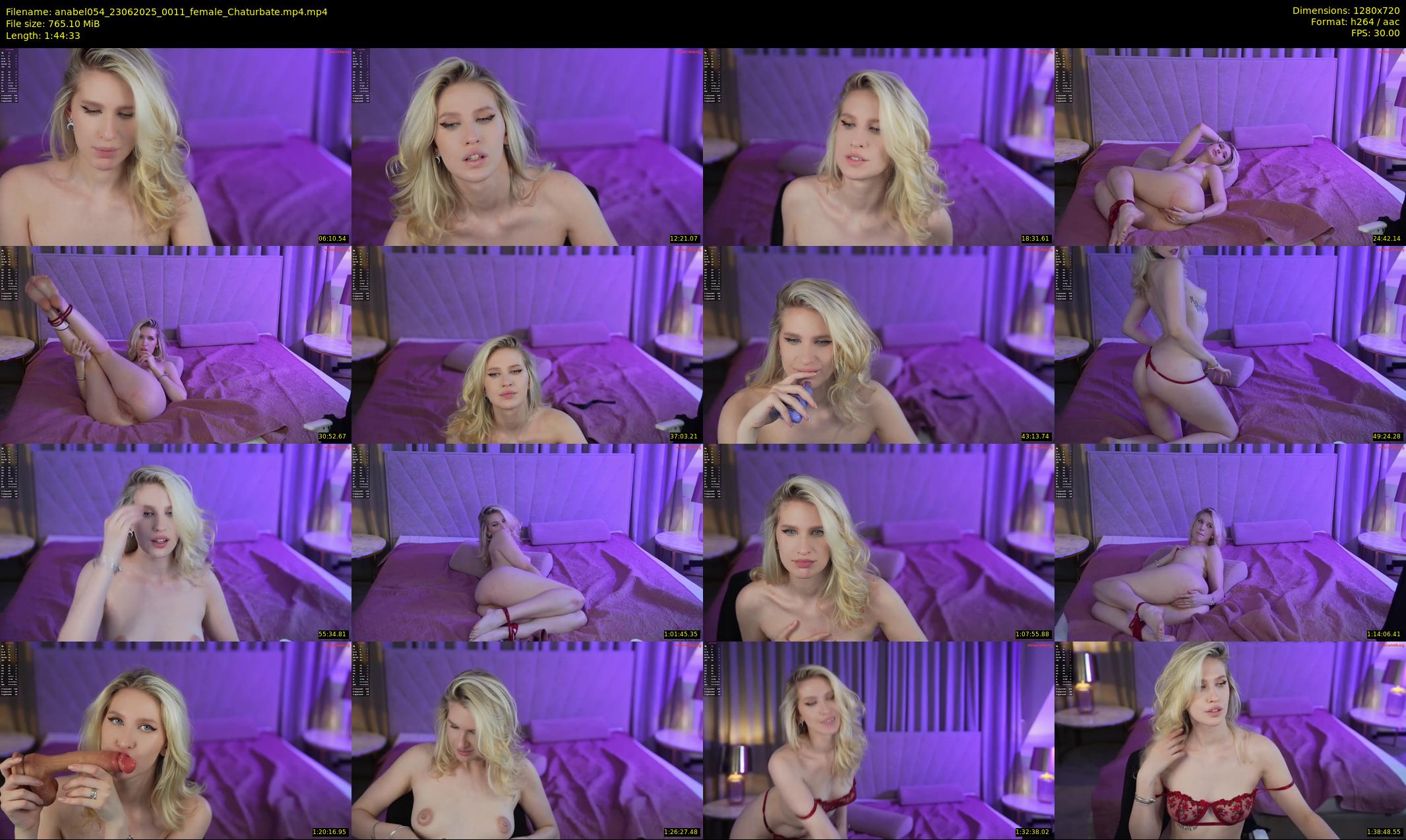 anabel054 — 105 minute Chaturbate female cam show recording, 720p, Jun 23, 2025