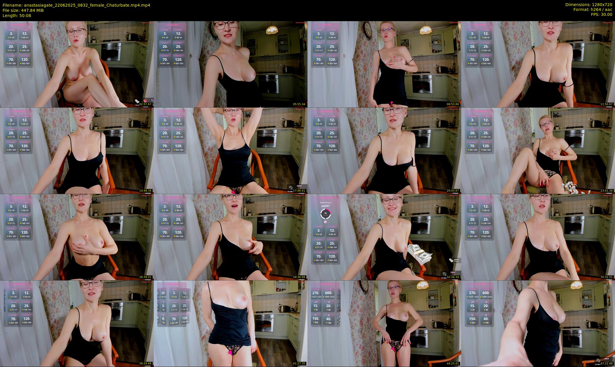 anastasiagate — 51 minute Chaturbate female cam show recording, 720p, Jun 22, 2025