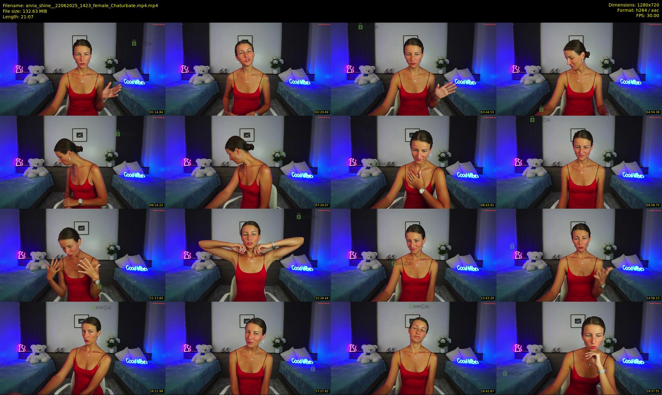 anna_shine_ — 22 minute Chaturbate female cam show recording, 720p, Jun 22, 2025