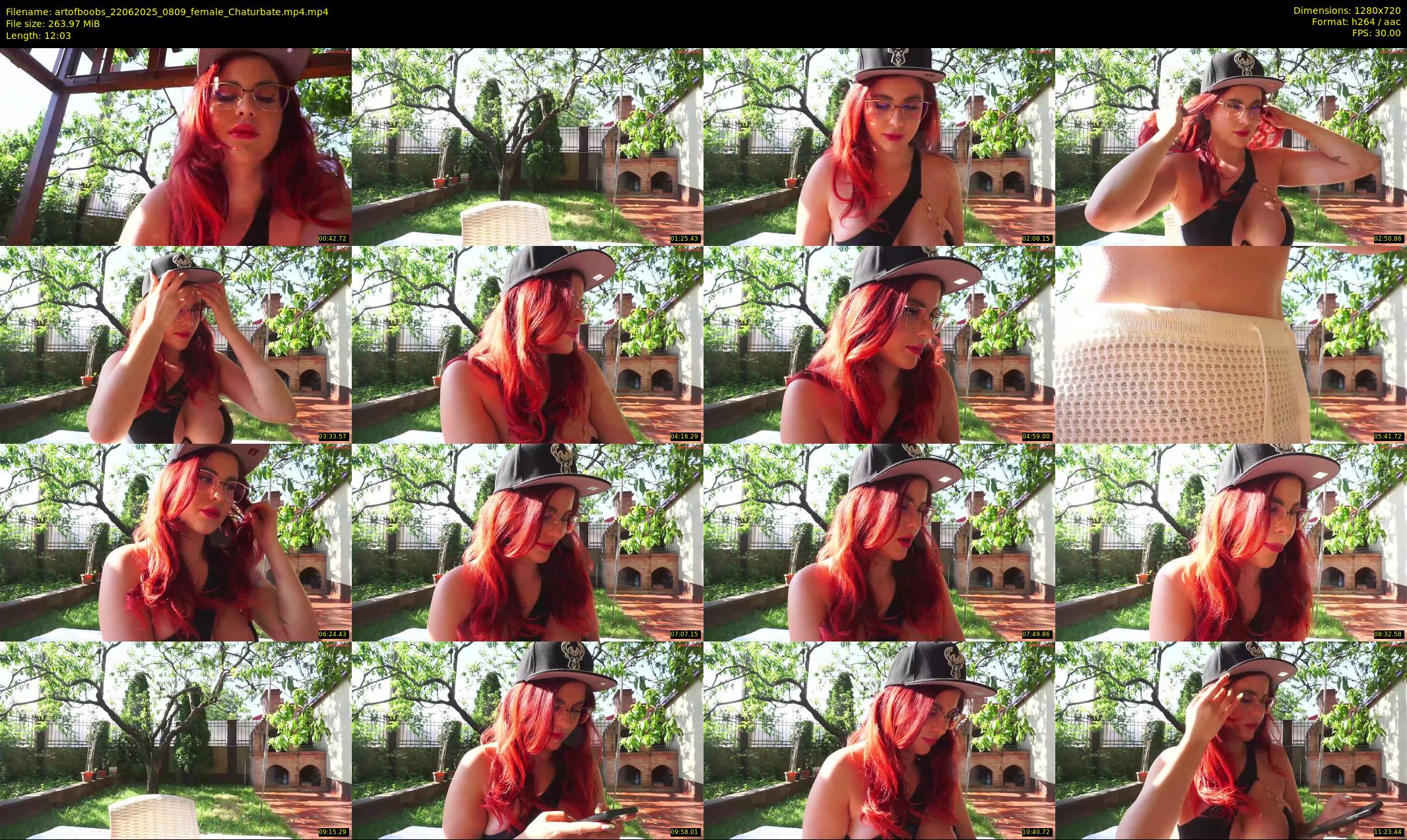 artofboobs — 13 minute Chaturbate female cam show recording, 720p, Jun 22, 2025