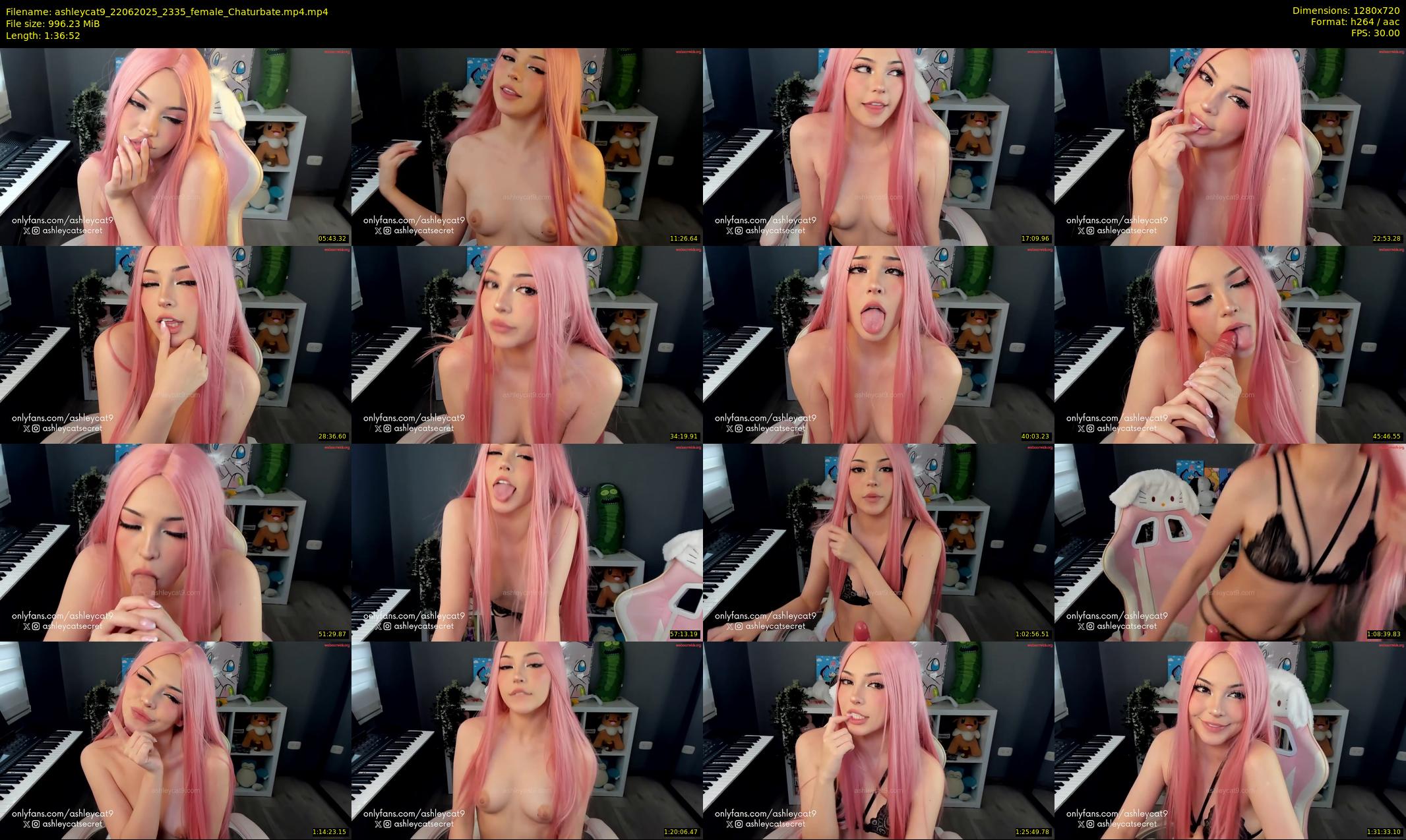 ashleycat9 — 97 minute Chaturbate female cam show recording, 720p, Jun 22, 2025