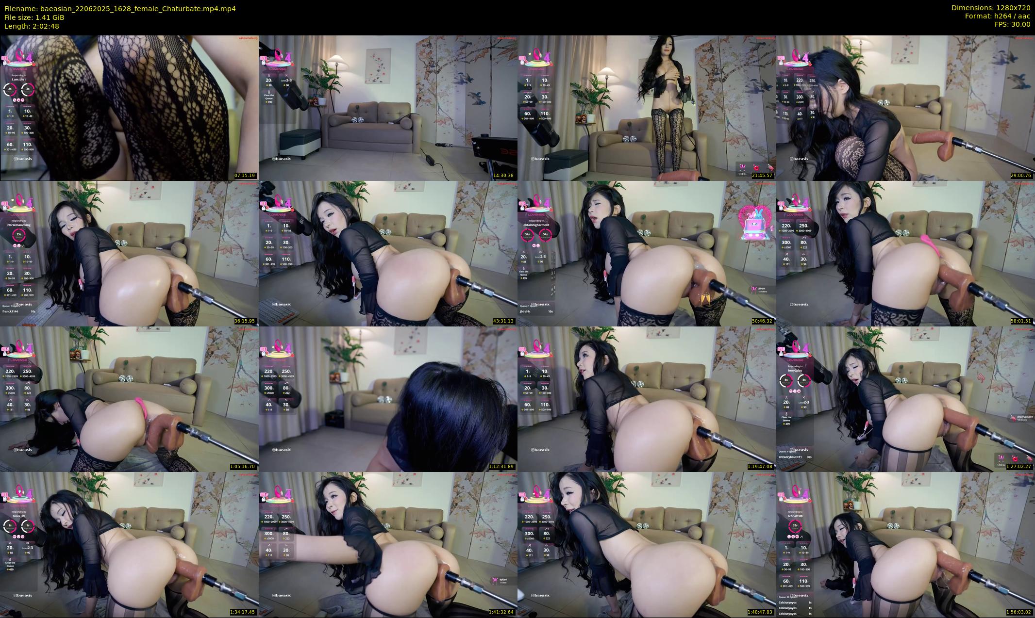 baeasian — 123 minute Chaturbate female cam show recording, 720p, Jun 22, 2025