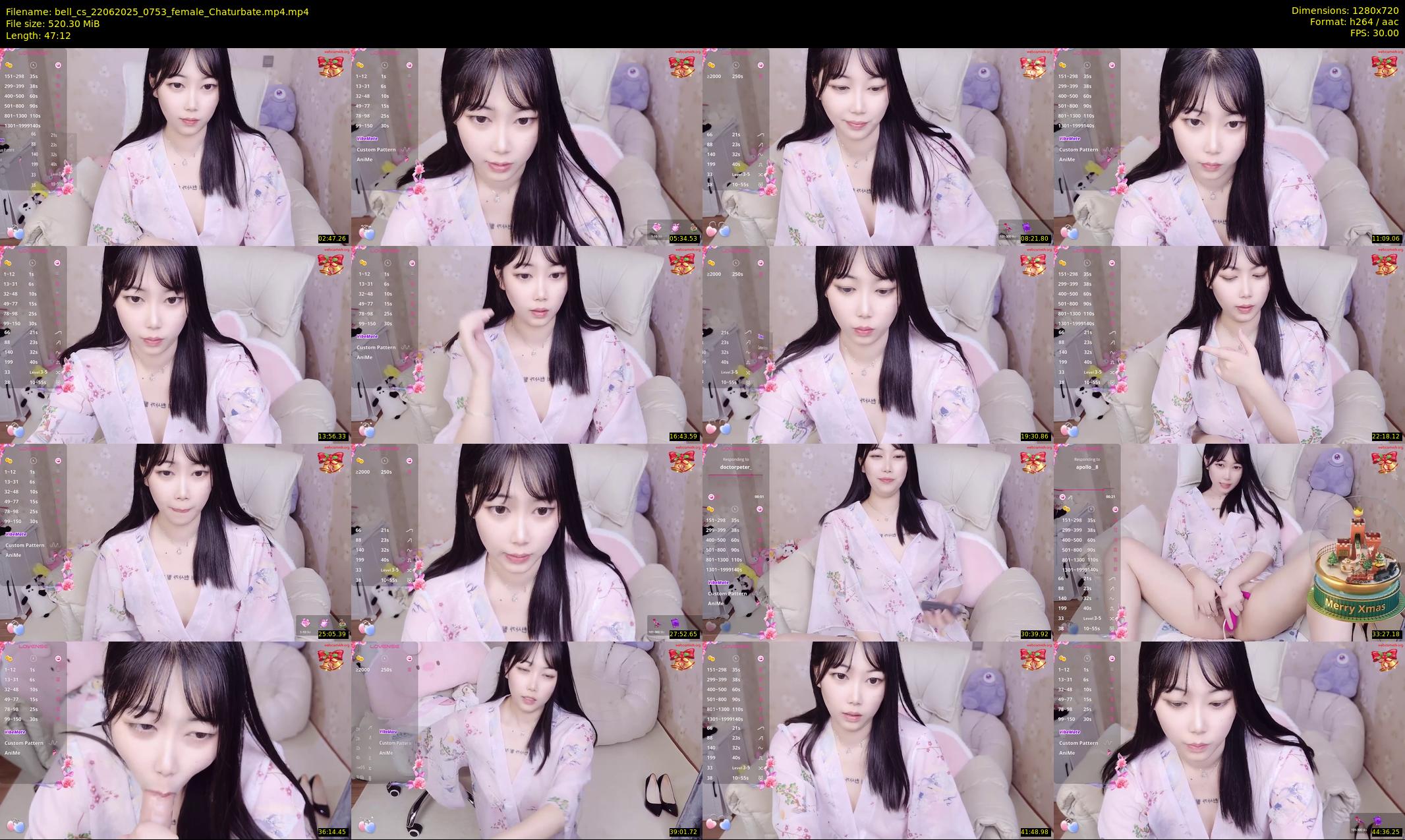 bell_cs — 48 minute Chaturbate female cam show recording, 720p, Jun 22, 2025