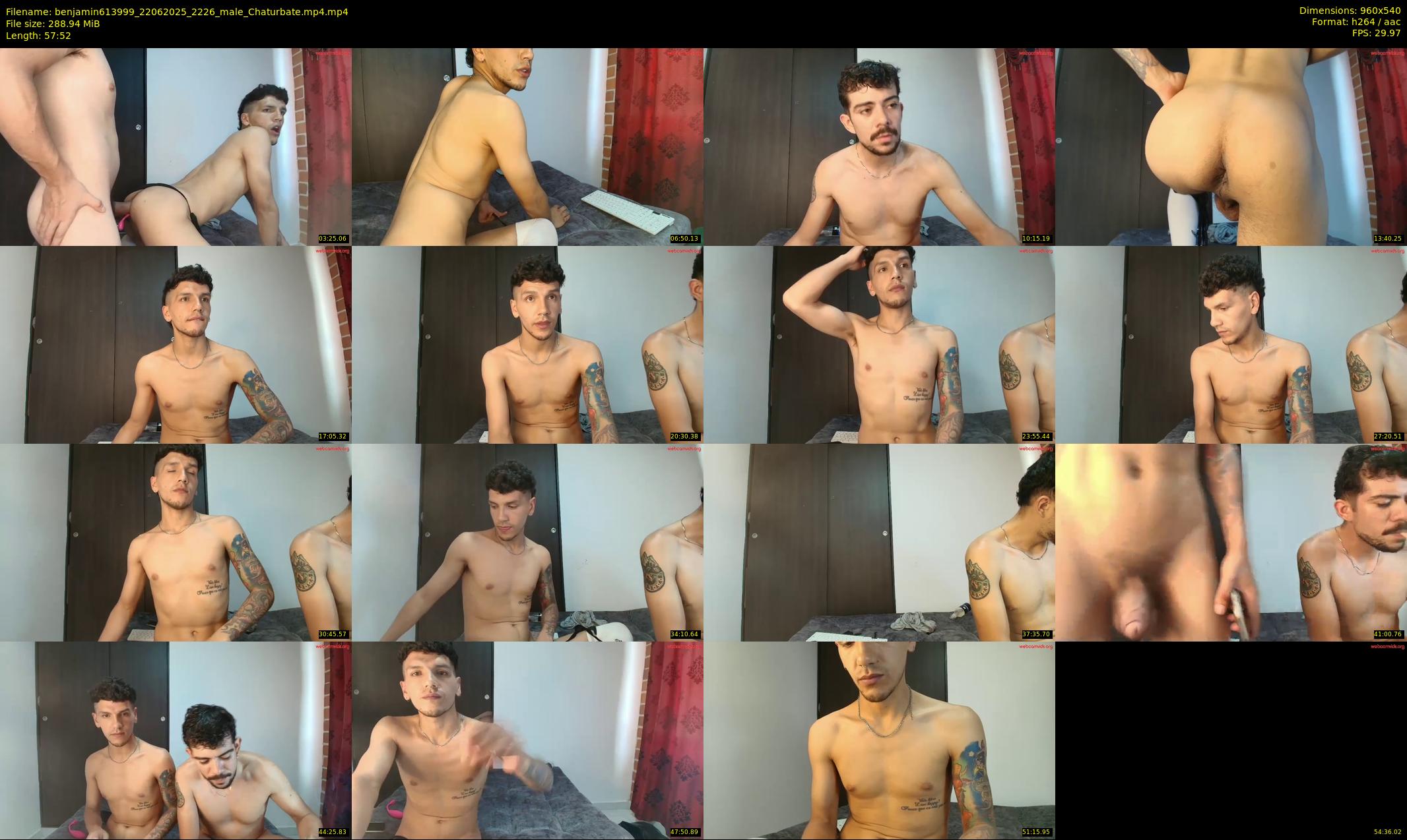benjamin613999 — 58 minute Chaturbate male cam show recording, 480p, Jun 22, 2025