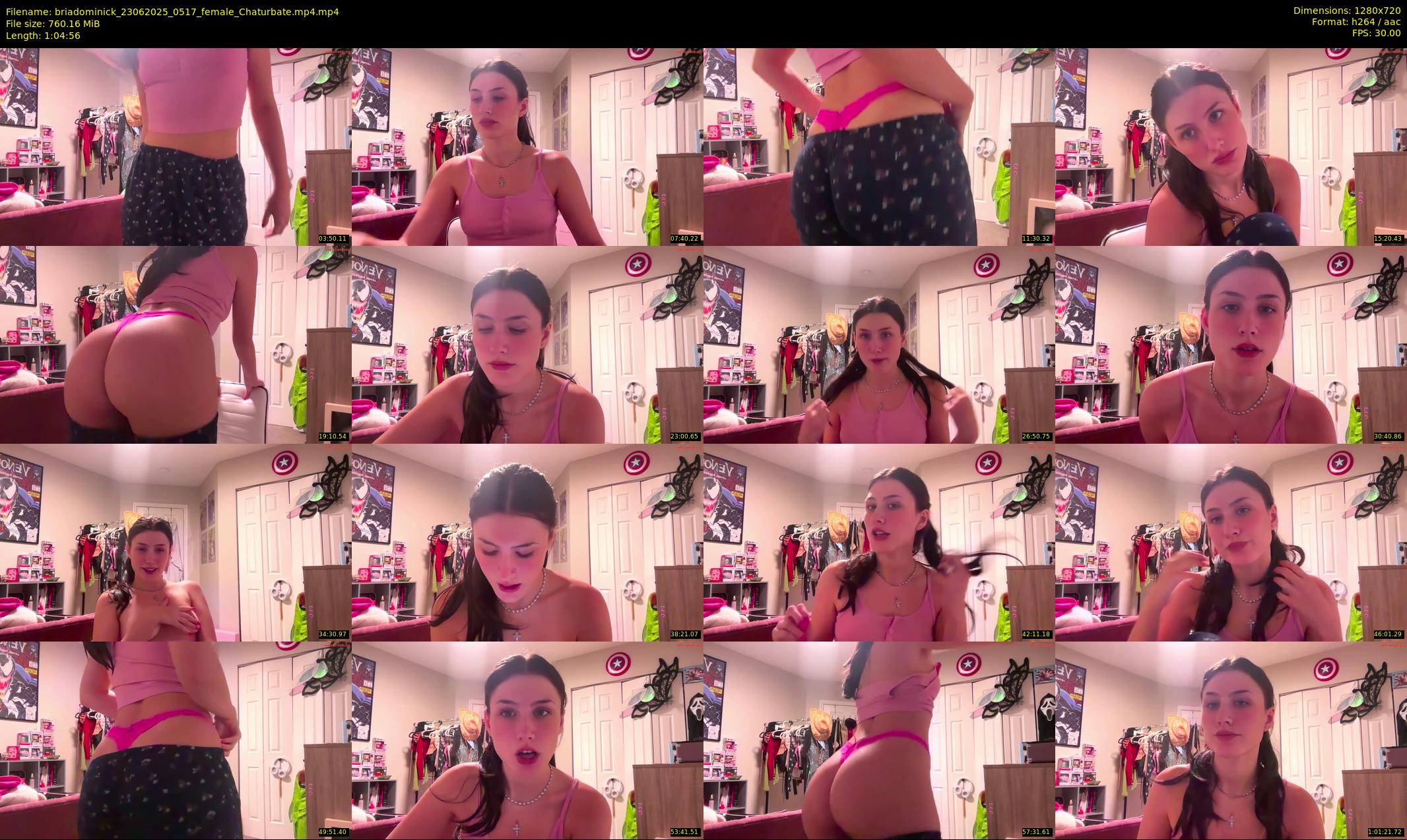 briadominick — 65 minute Chaturbate couple cam show recording, 720p, Jun 23, 2025