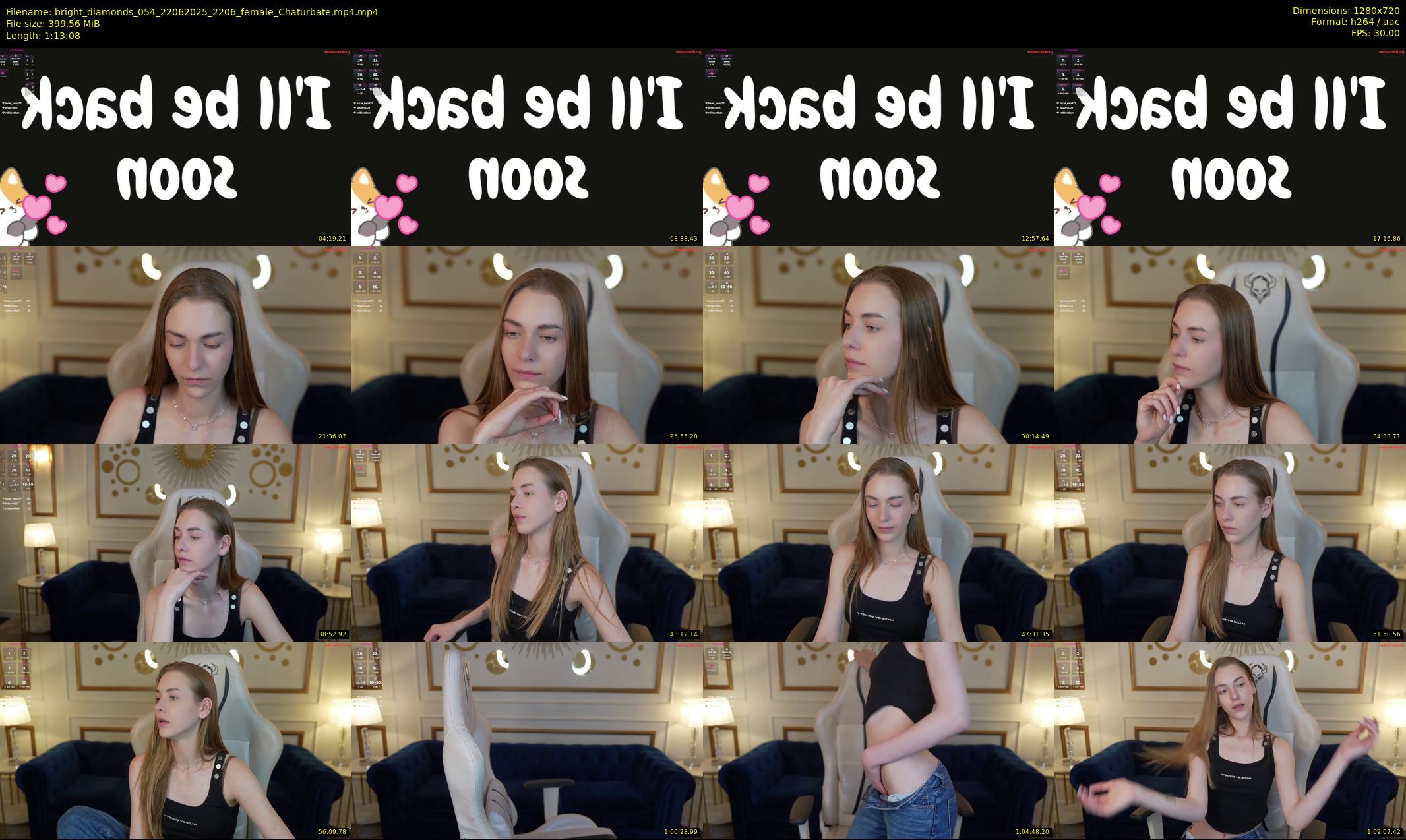 bright_diamonds_054 — 74 minute Chaturbate couple cam show recording, 720p, Jun 22, 2025