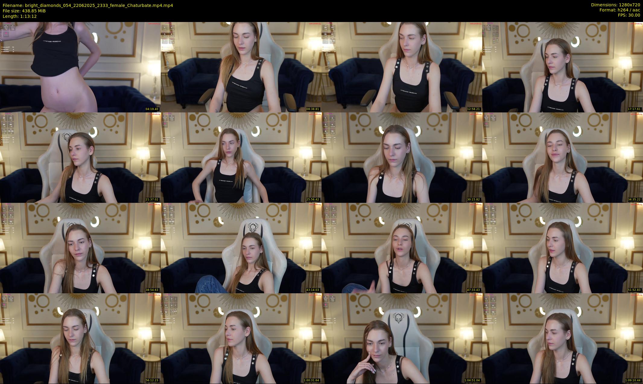 bright_diamonds_054 — 74 minute Chaturbate couple cam show recording, 720p, Jun 22, 2025