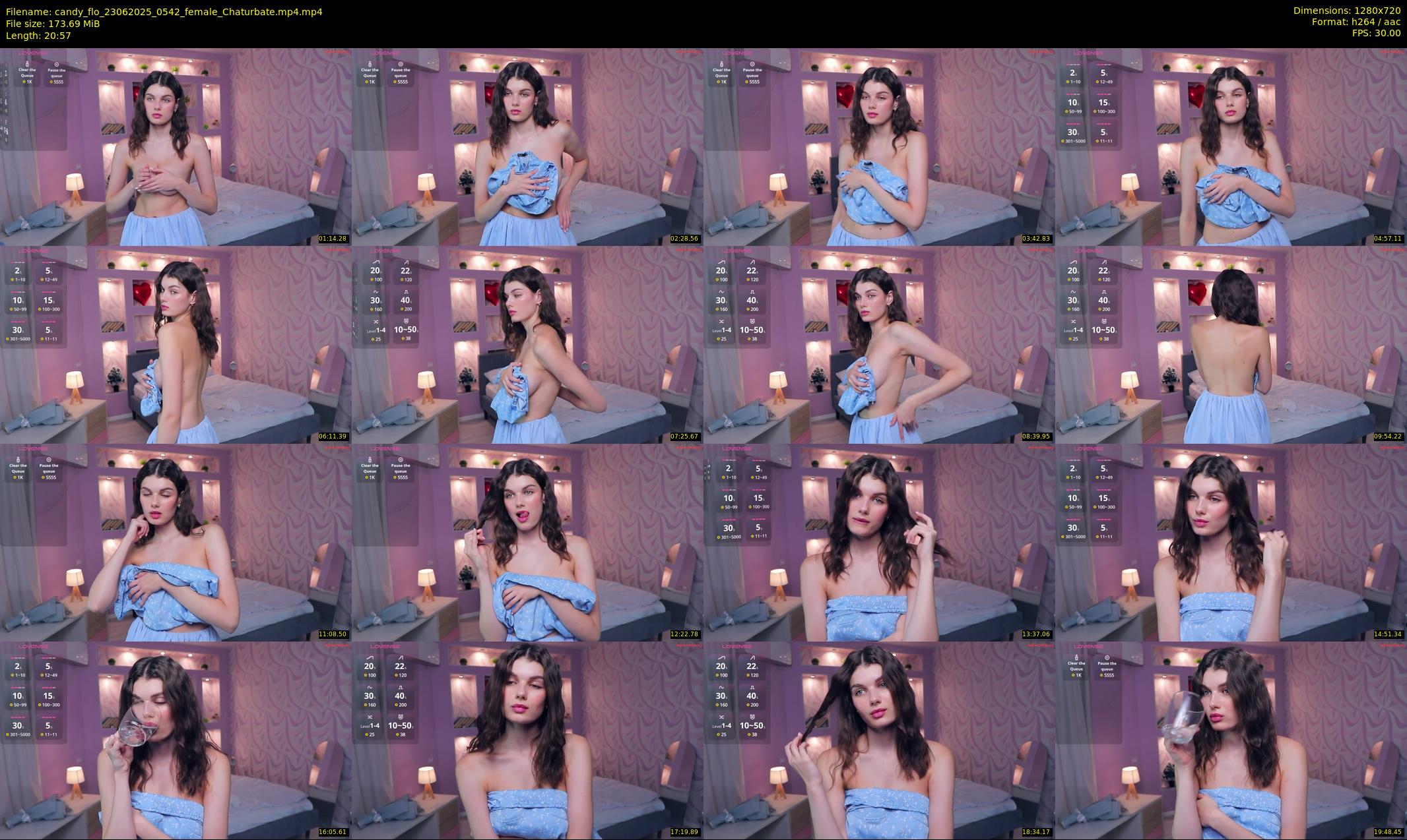 candy_flo — 21 minute Chaturbate female cam show recording, 720p, Jun 23, 2025