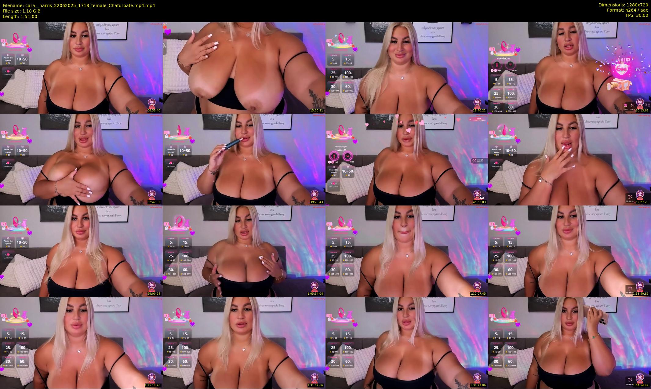 cara__harris — 111 minute Chaturbate female cam show recording, 720p, Jun 22, 2025