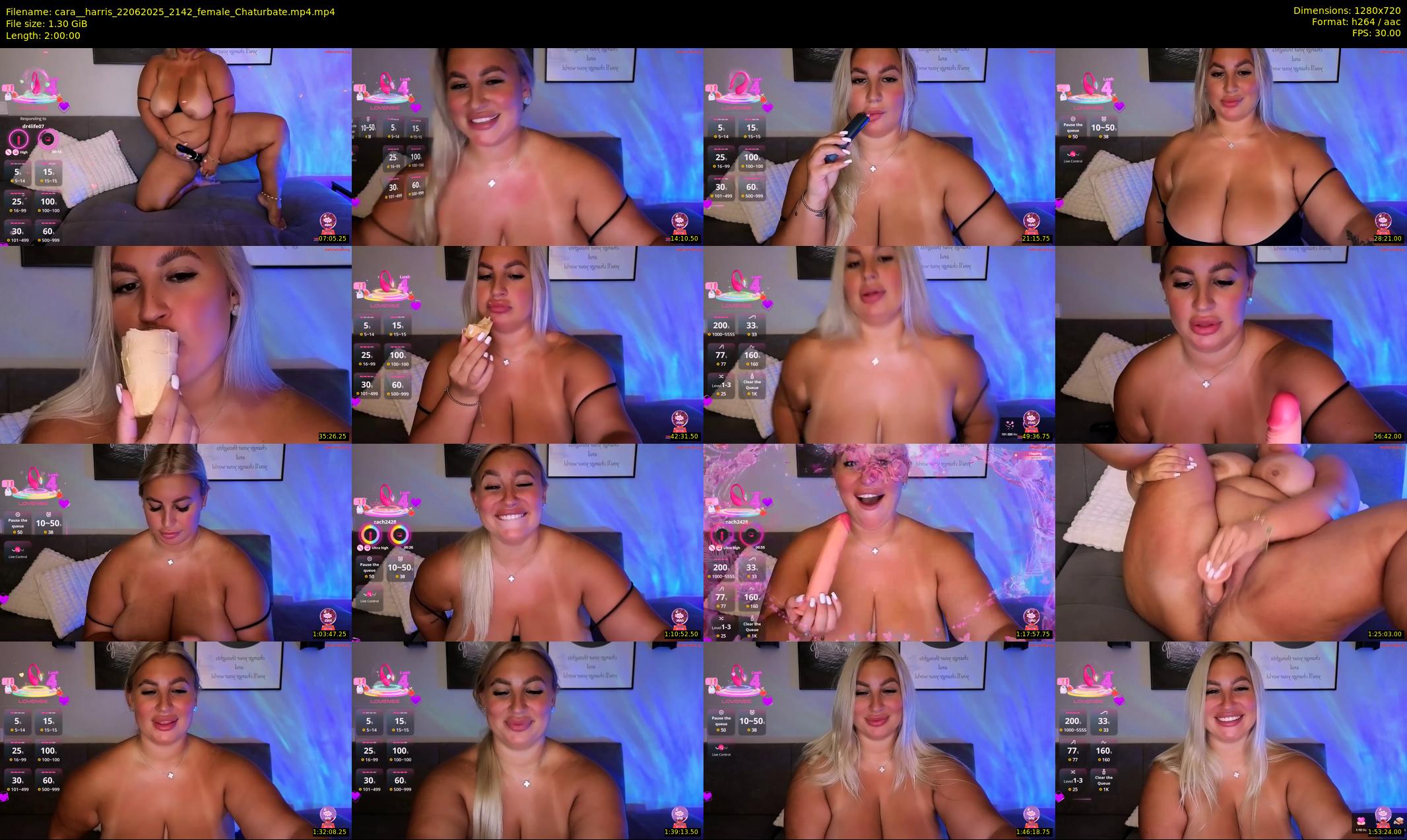 cara__harris — 120 minute Chaturbate female cam show recording, 720p, Jun 22, 2025