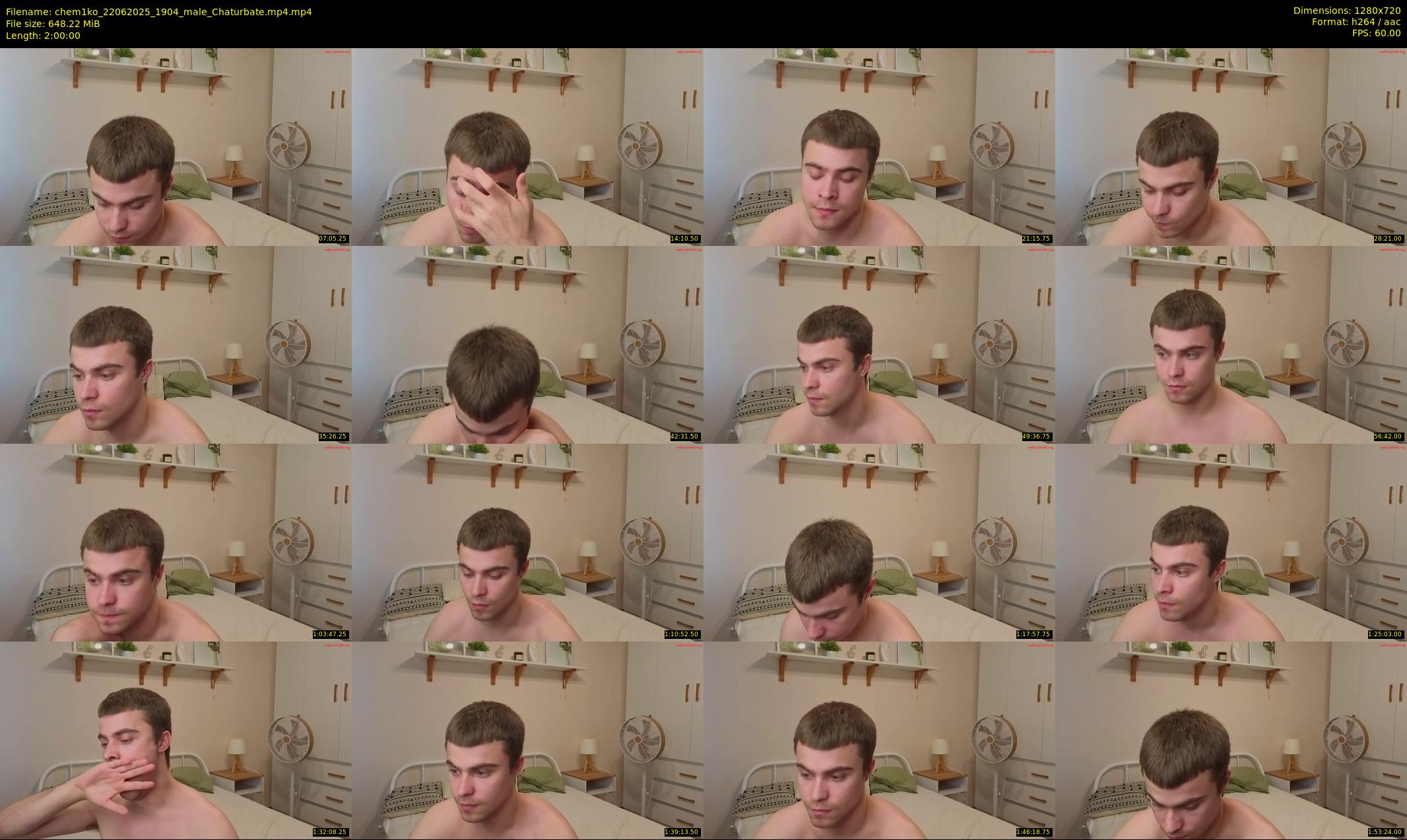 chem1ko — 120 minute Chaturbate male cam show recording, 720p, Jun 22, 2025