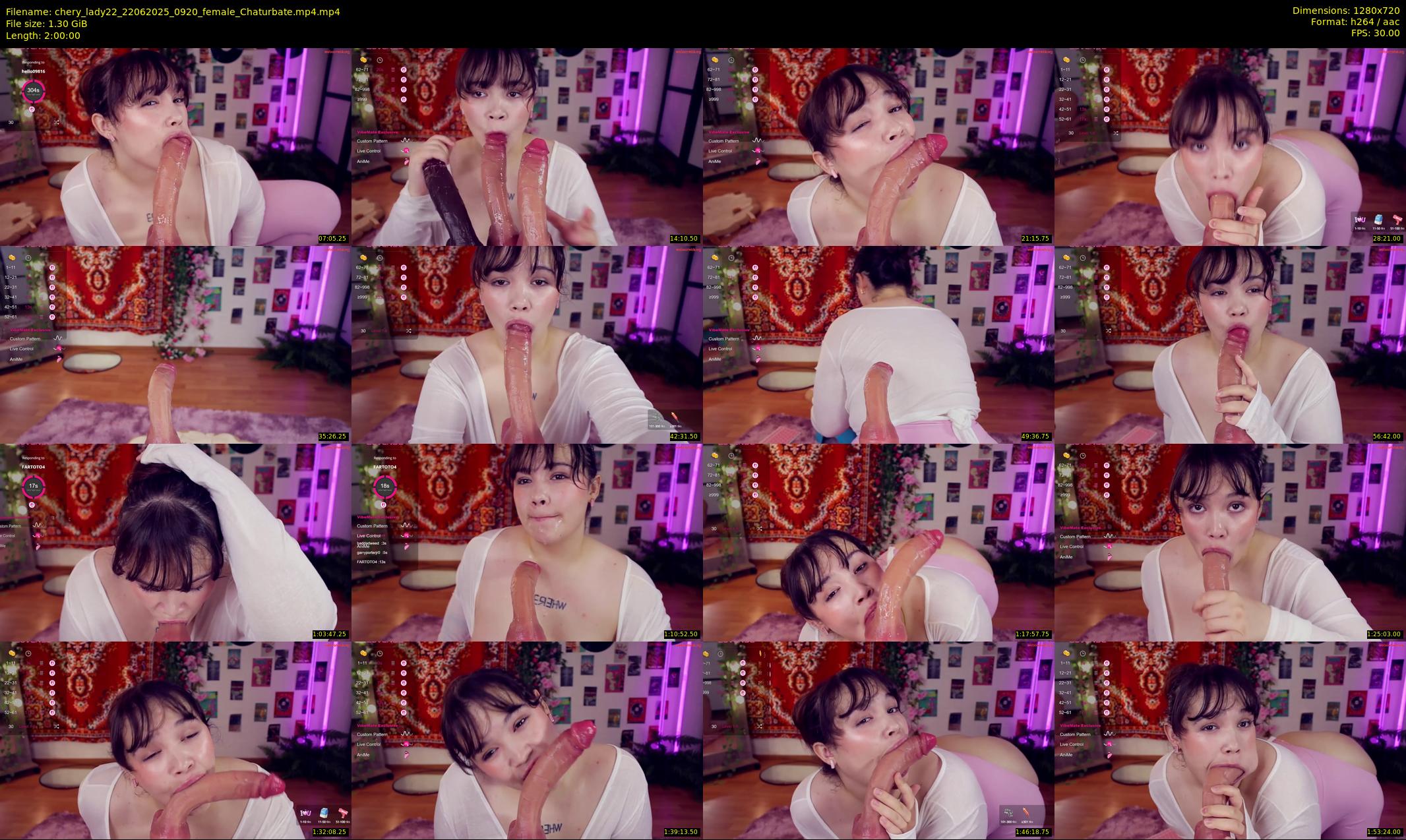 chery_lady22 — 120 minute Chaturbate female cam show recording, 720p, Jun 22, 2025