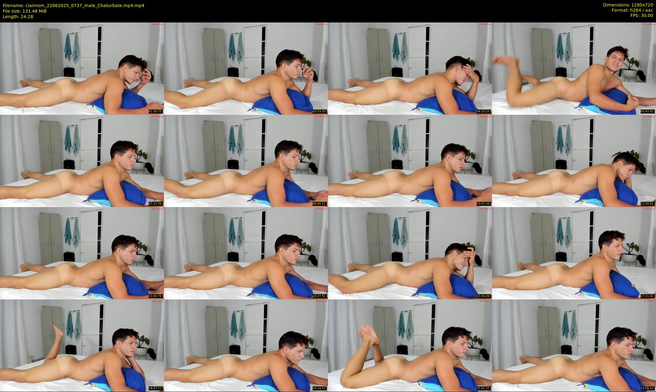 claimom — 25 minute Chaturbate male cam show recording, 720p, Jun 22, 2025