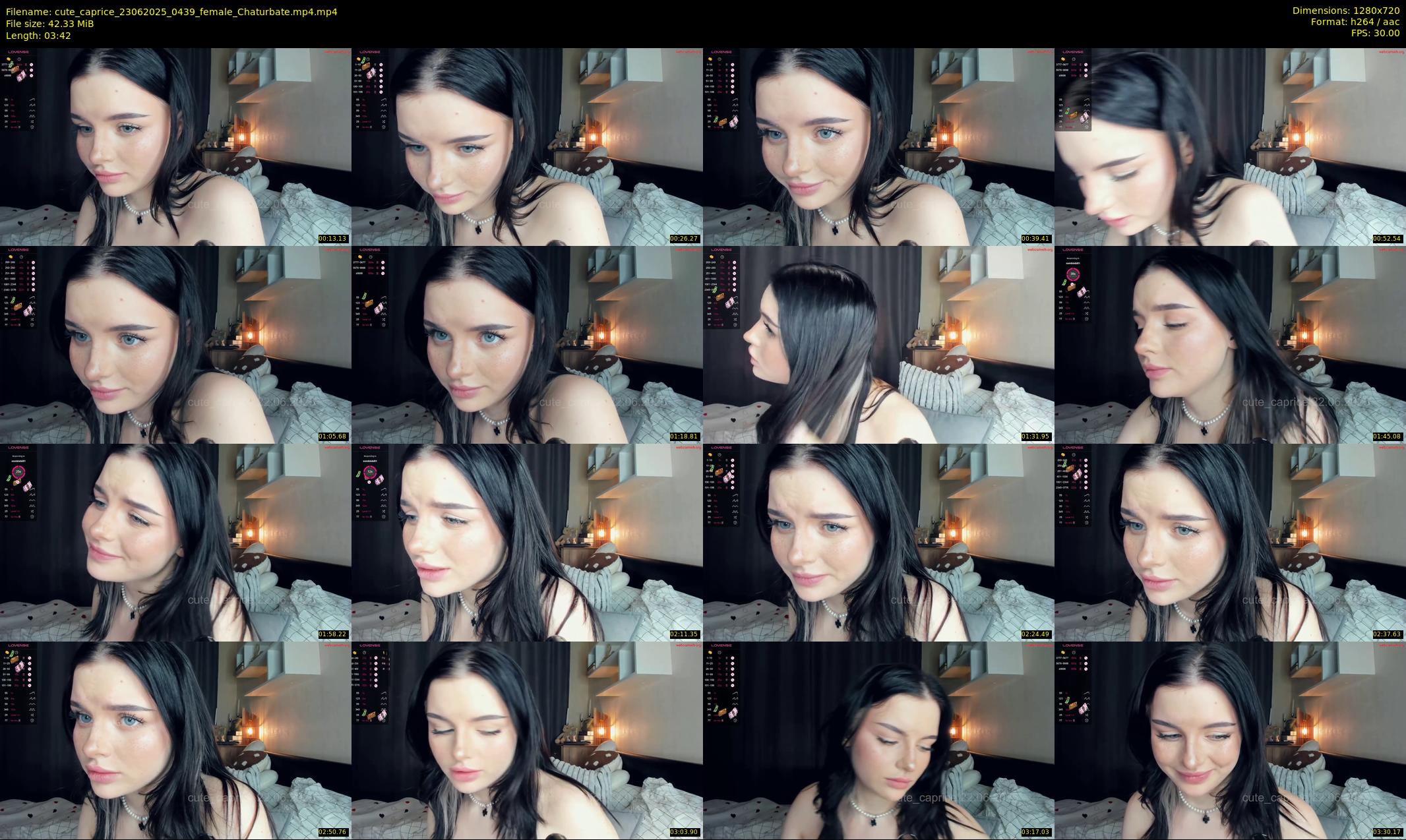 cute_caprice — 4 minute Chaturbate female cam show recording, 720p, Jun 23, 2025