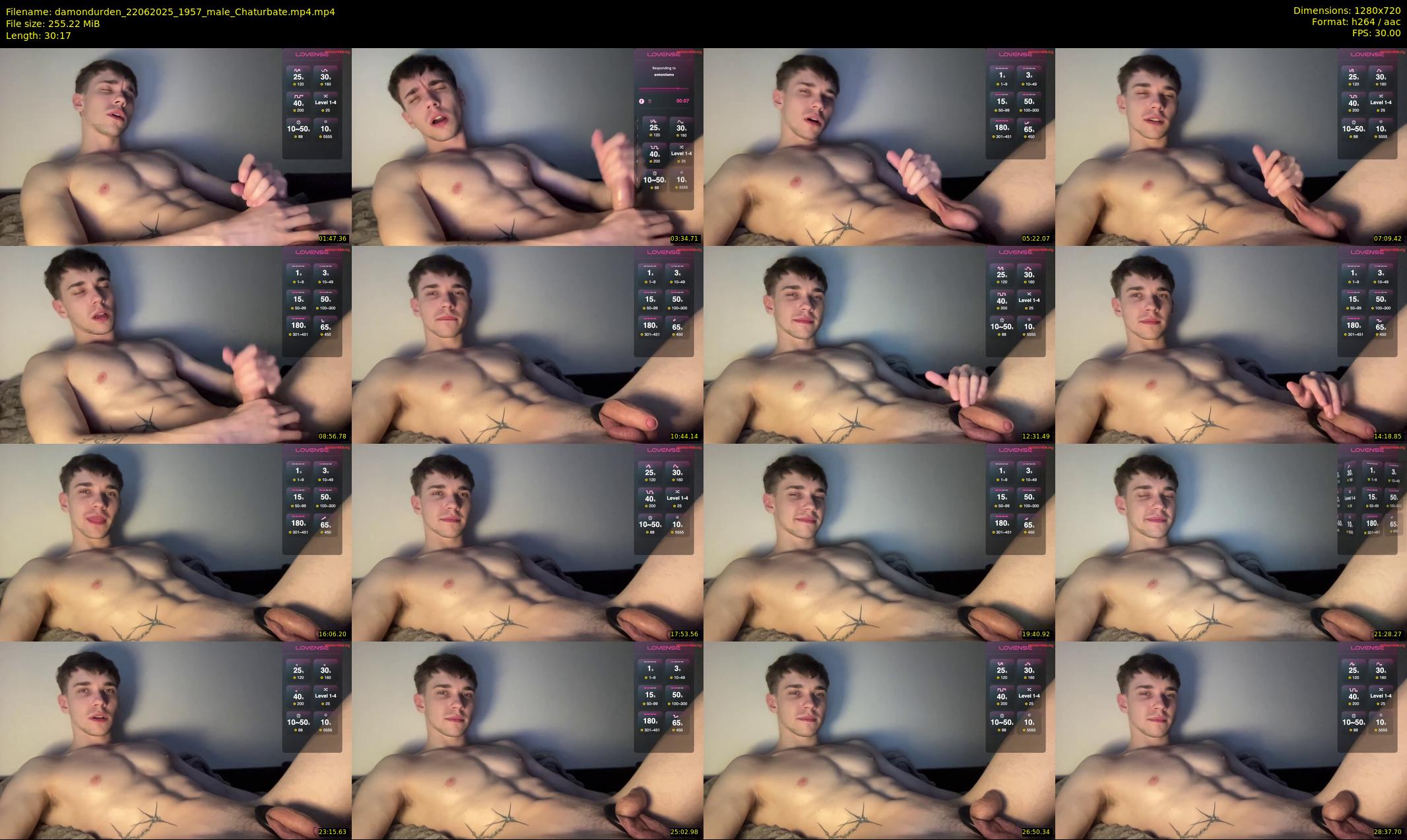 damondurden — 31 minute Chaturbate male cam show recording, 720p, Jun 22, 2025