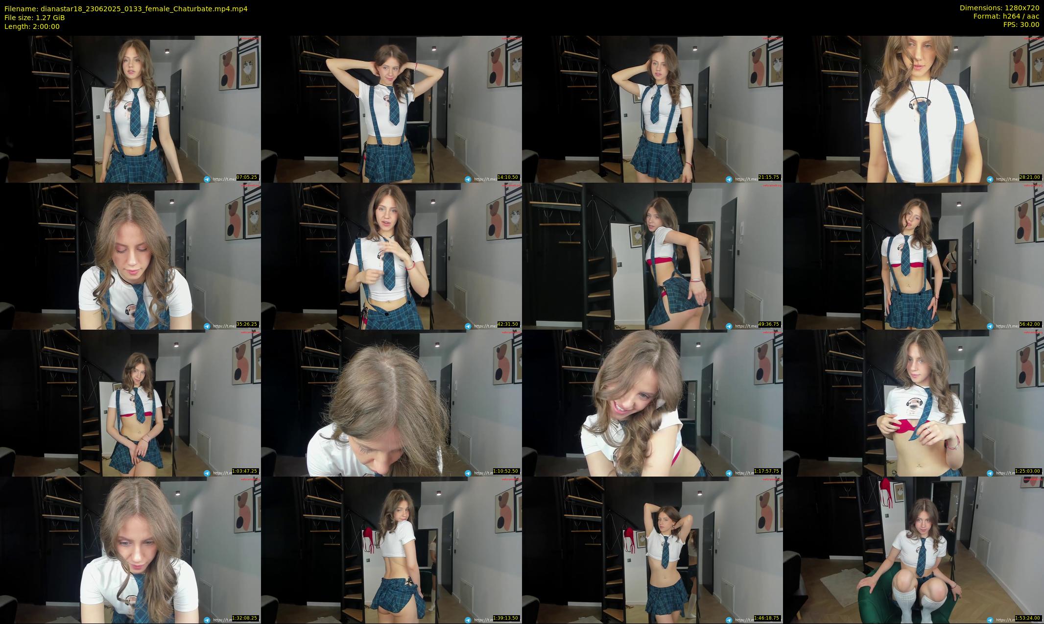 dianastar18 — 120 minute Chaturbate female cam show recording, 720p, Jun 23, 2025