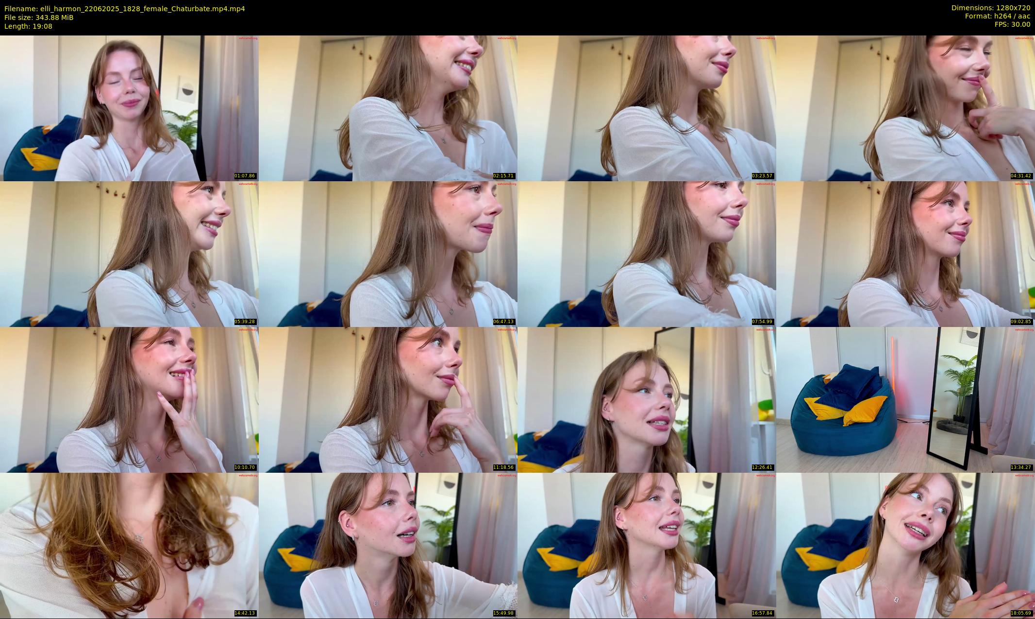 elli_harmon — 20 minute Chaturbate female cam show recording, 720p, Jun 22, 2025