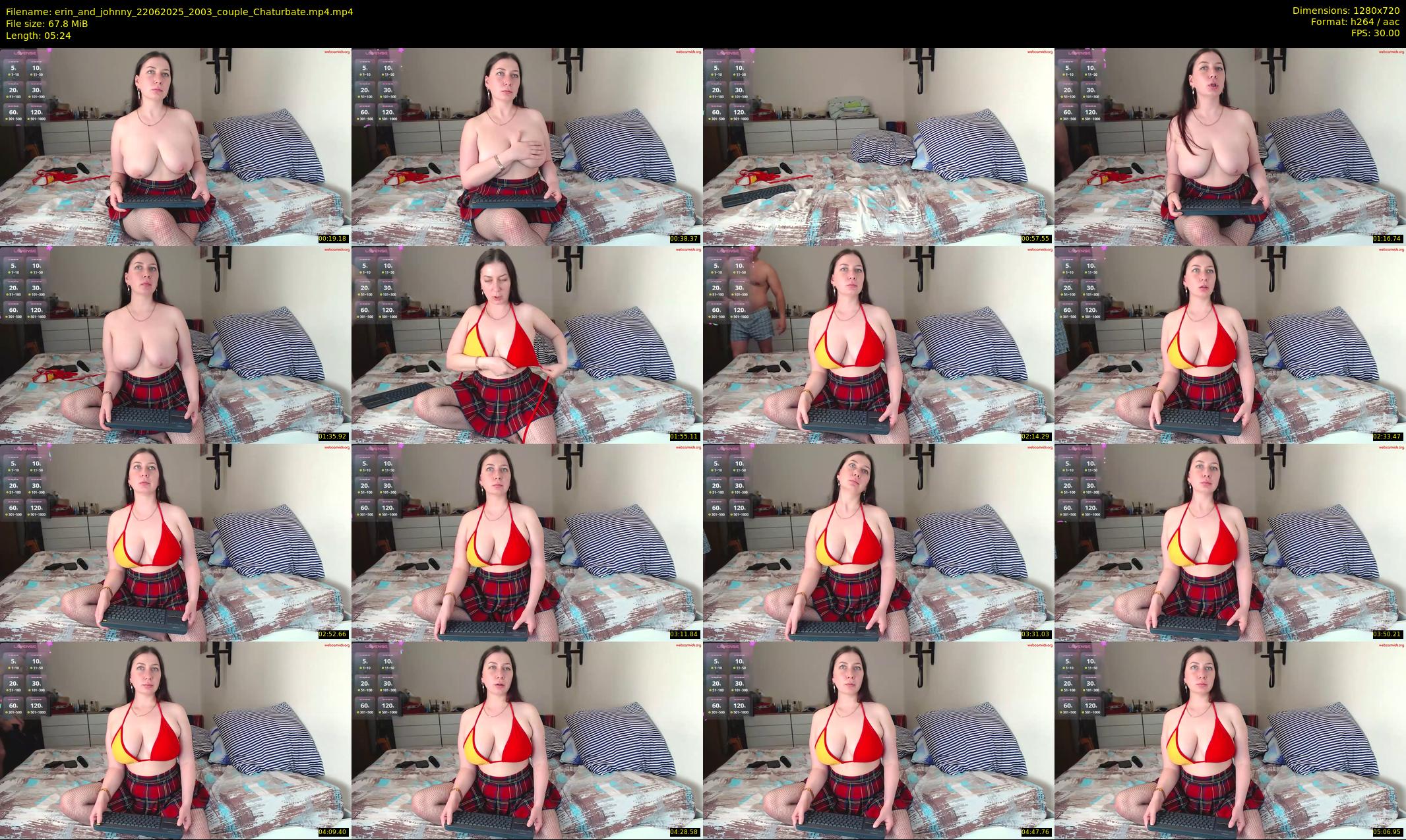 erin_and_johnny — 6 minute Chaturbate couple cam show recording, 720p, Jun 22, 2025
