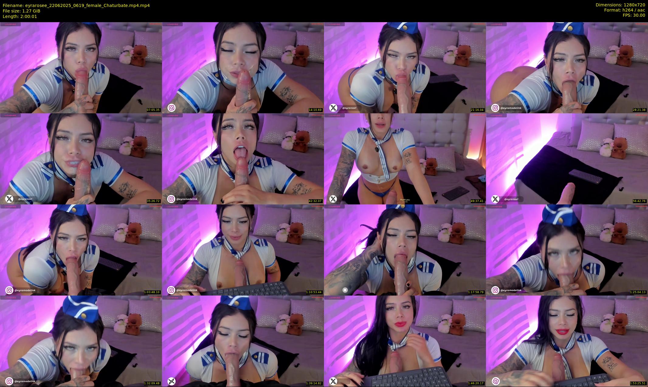 eyrarosee — 121 minute Chaturbate female cam show recording, 720p, Jun 22, 2025