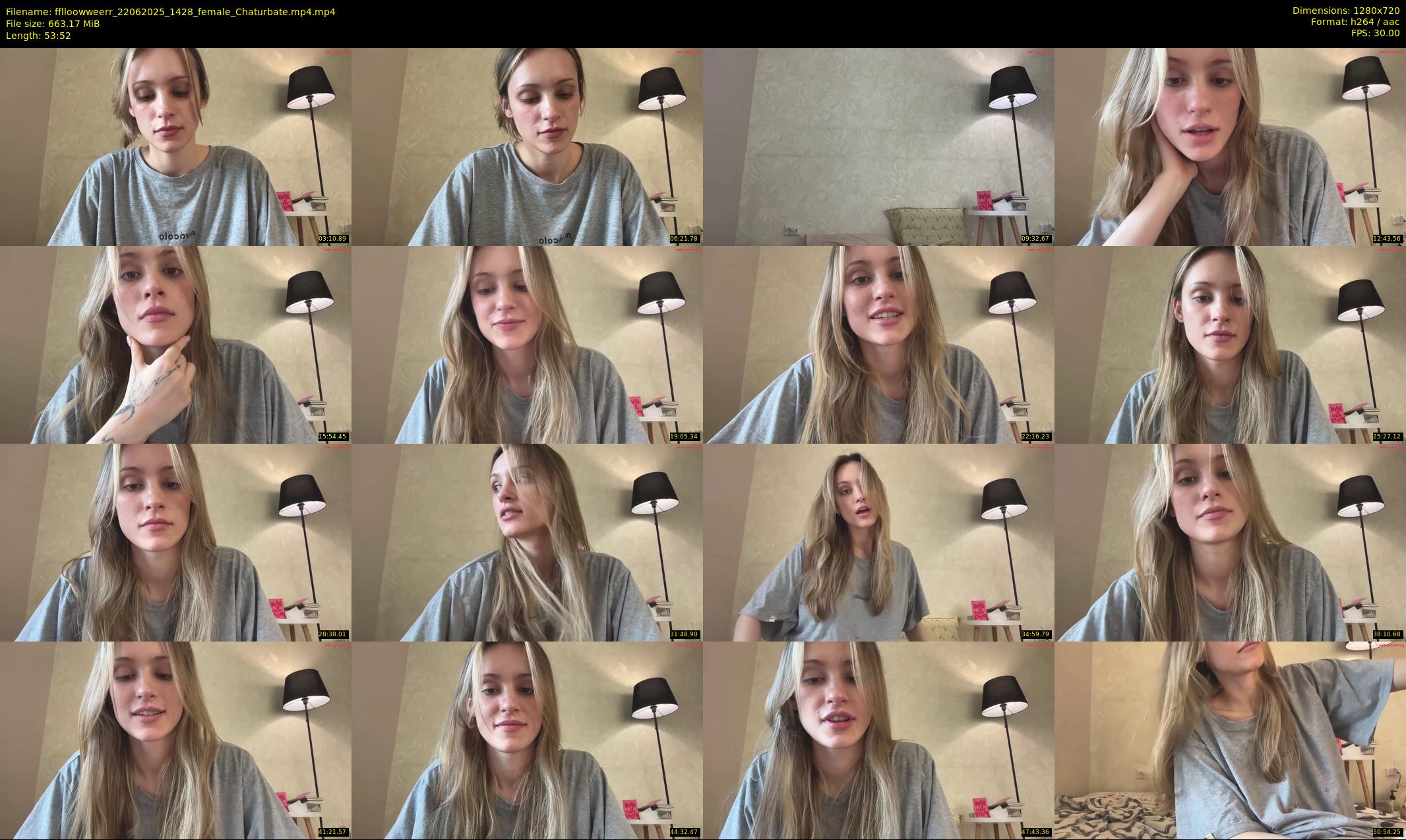 fflloowweerr — 54 minute Chaturbate couple cam show recording, 720p, Jun 22, 2025