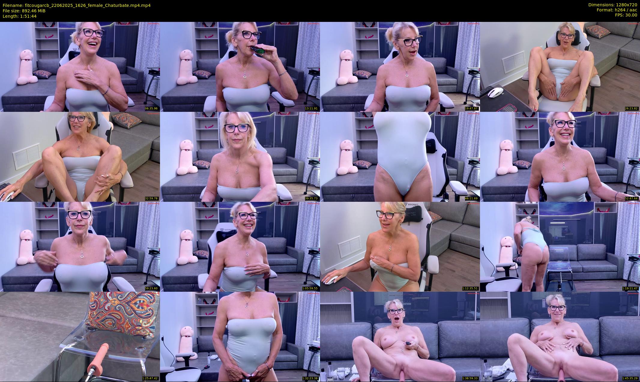 fitcougarcb — 112 minute Chaturbate female cam show recording, 720p, Jun 22, 2025