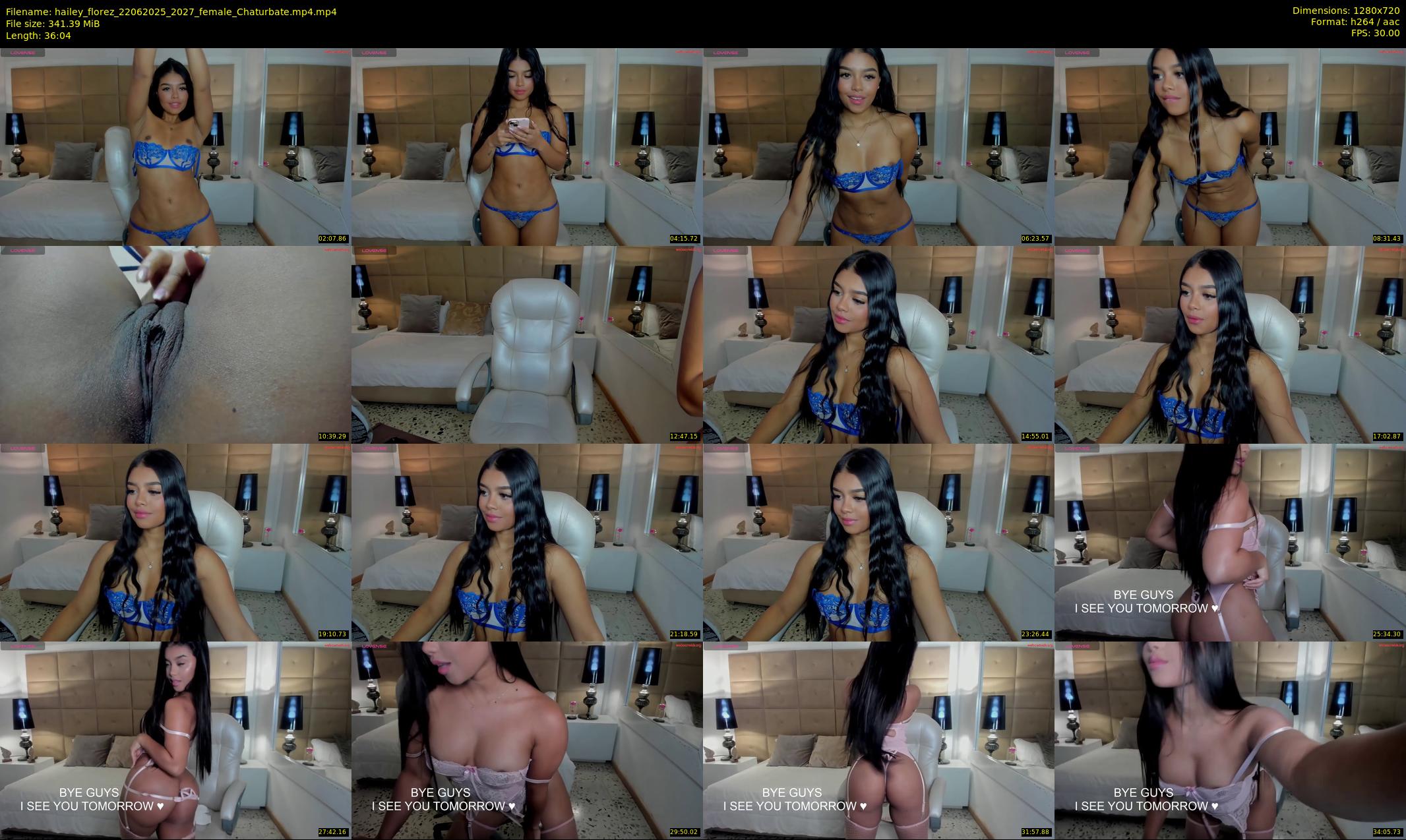 hailey_florez — 37 minute Chaturbate female cam show recording, 720p, Jun 22, 2025
