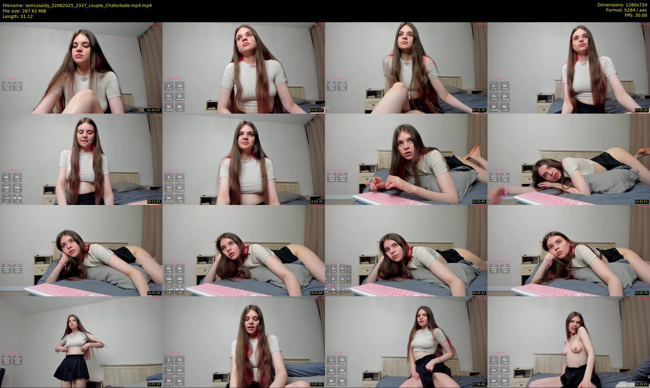 iamcassidy — 32 minute Chaturbate female cam show recording, 720p, Jun 22, 2025