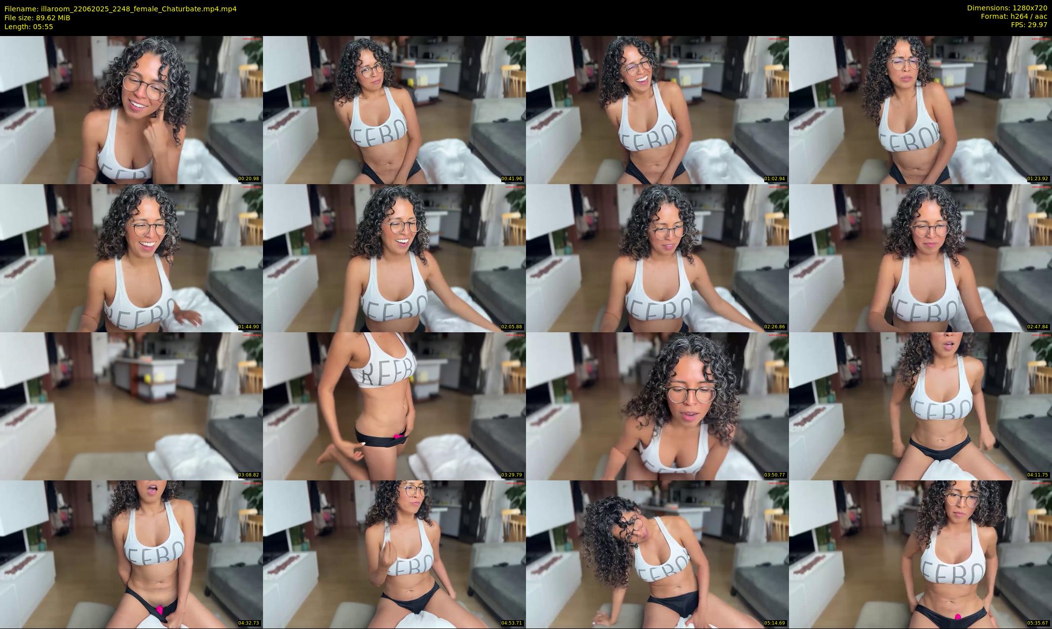 illaroom — 6 minute Chaturbate female cam show recording, 720p, Jun 22, 2025
