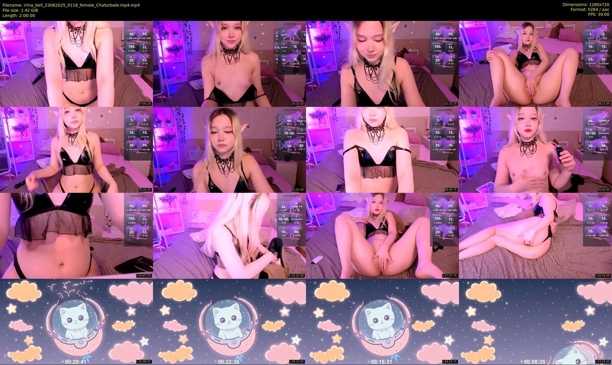 irma_bell — 120 minute Chaturbate female cam show recording, 720p, Jun 23, 2025