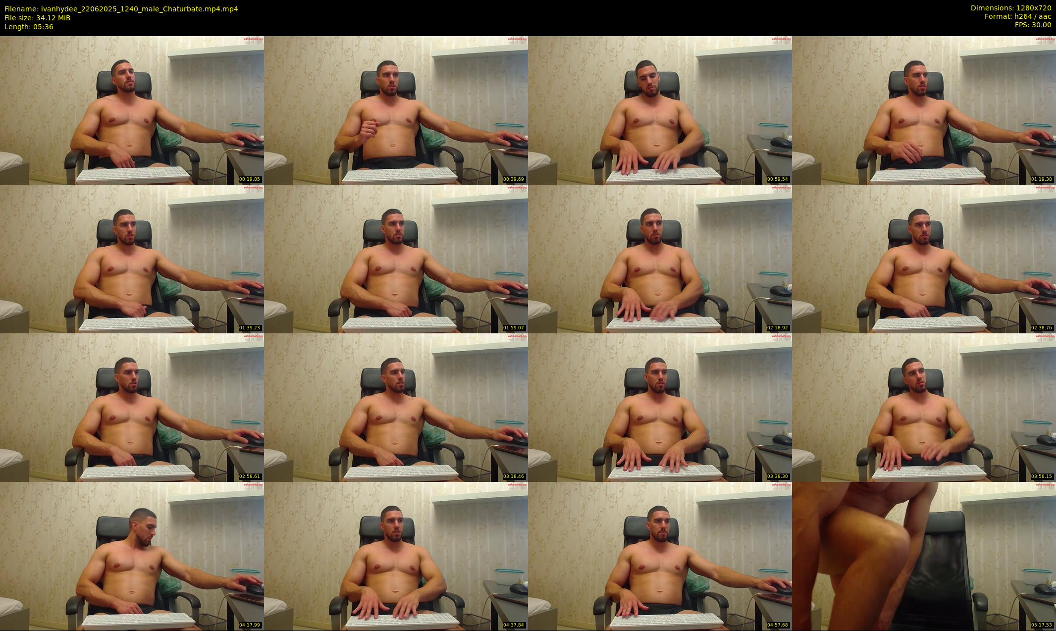 ivanhydee — 6 minute Chaturbate male cam show recording, 720p, Jun 22, 2025