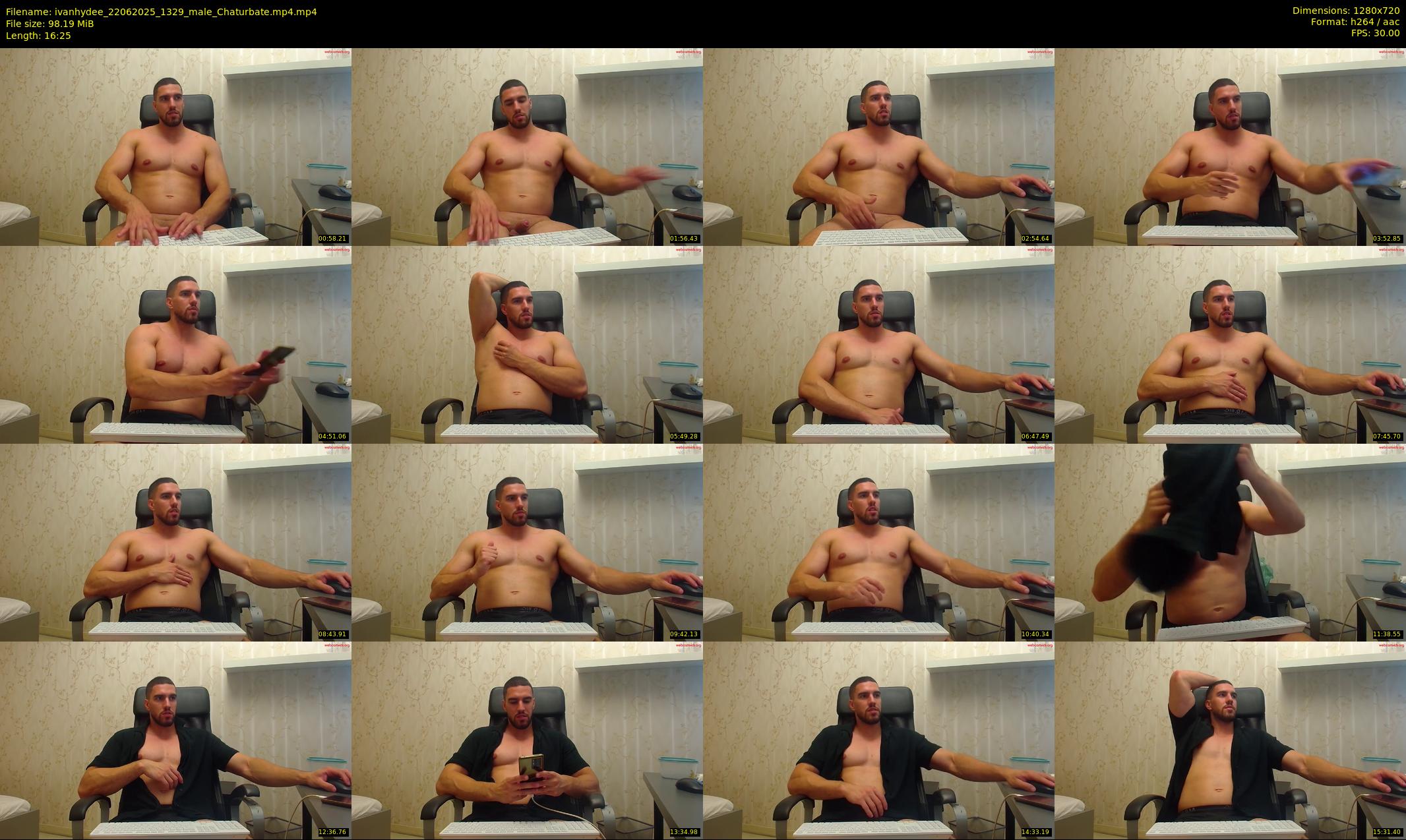 ivanhydee — 17 minute Chaturbate male cam show recording, 720p, Jun 22, 2025