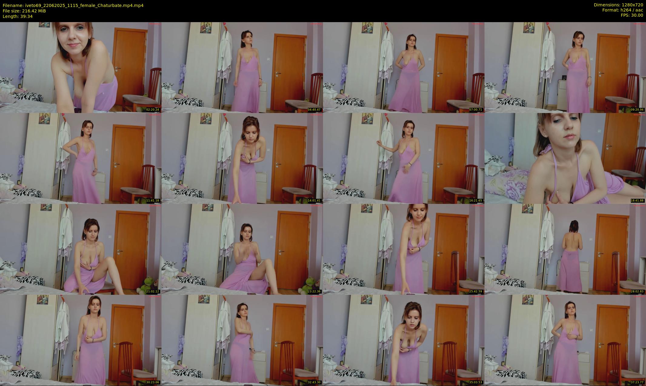 iveto69 — 40 minute Chaturbate female cam show recording, 720p, Jun 22, 2025