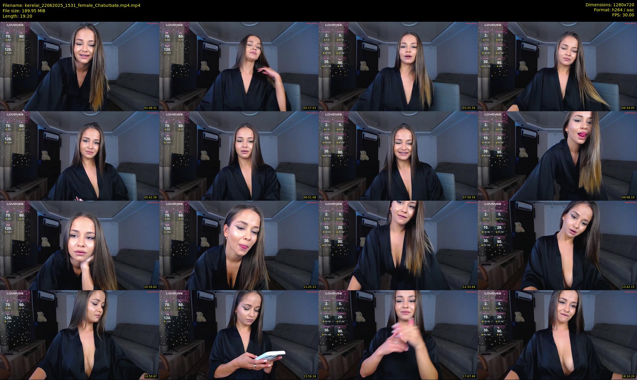 kerelai — 20 minute Chaturbate female cam show recording, 720p, Jun 22, 2025