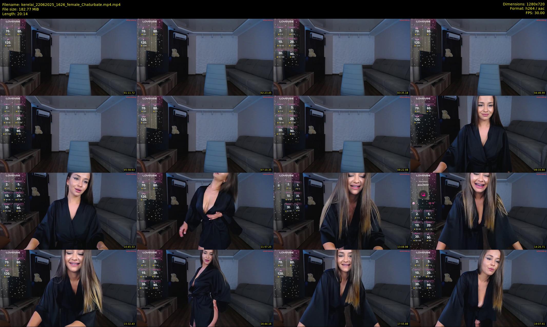 kerelai — 21 minute Chaturbate female cam show recording, 720p, Jun 22, 2025