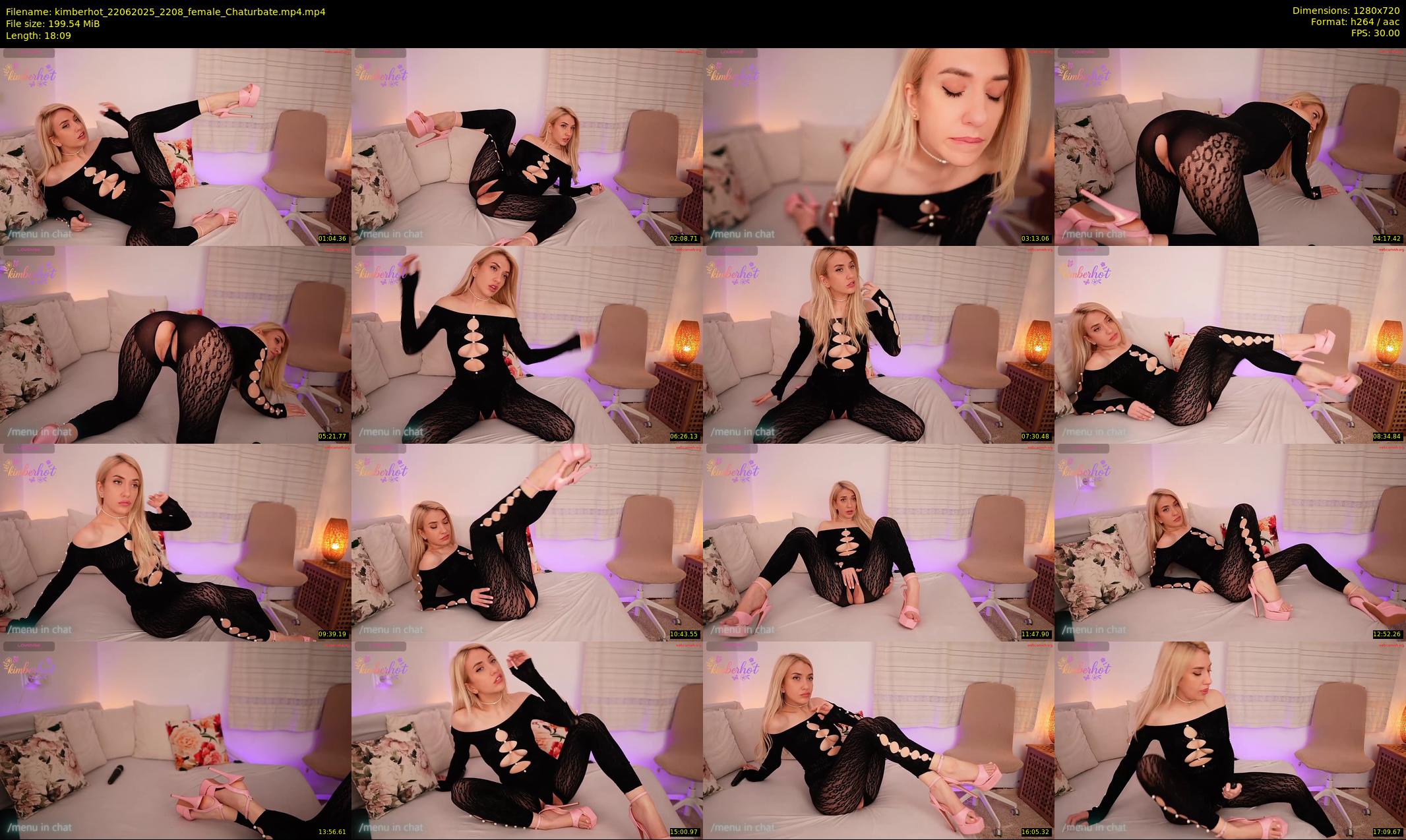 kimberhot — 19 minute Chaturbate female cam show recording, 720p, Jun 22, 2025