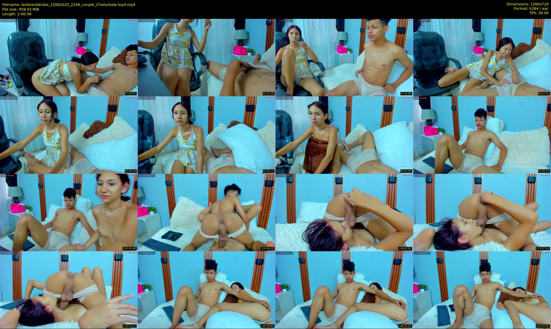 leslieanddrako — 121 minute Chaturbate couple cam show recording, 720p, Jun 22, 2025