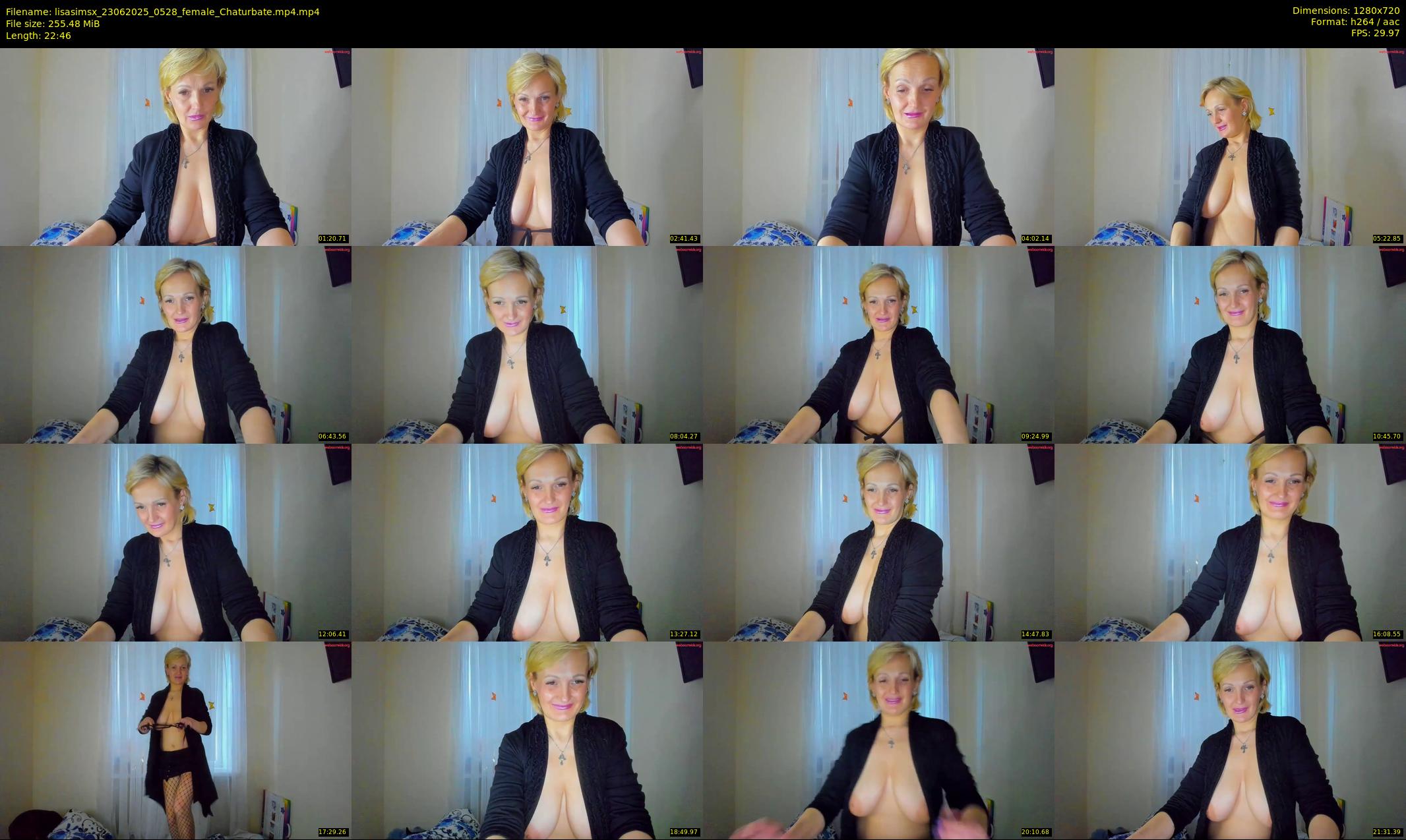 lisasimsx — 23 minute Chaturbate female cam show recording, 720p, Jun 23, 2025