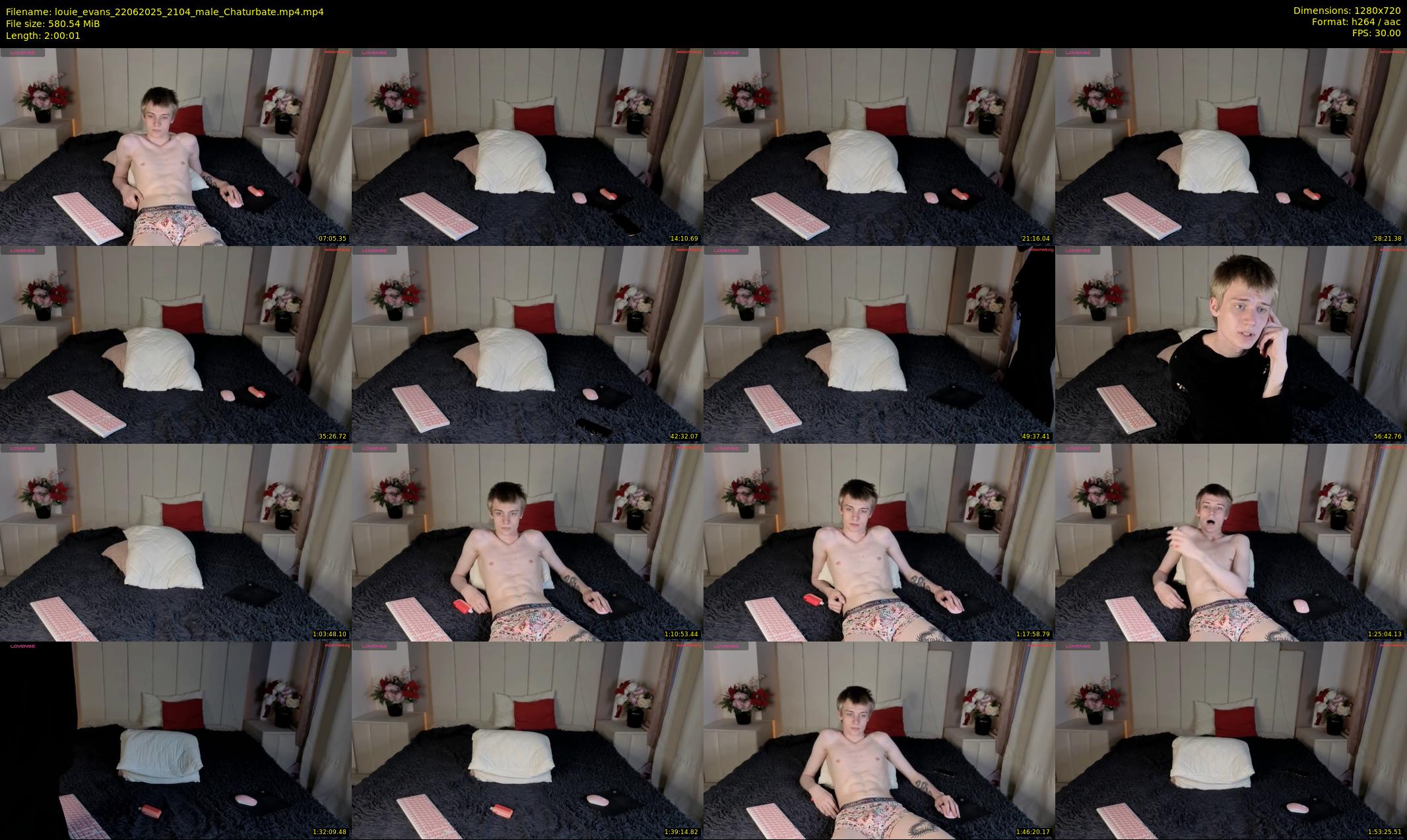 louie_evans — 121 minute Chaturbate male cam show recording, 720p, Jun 22, 2025